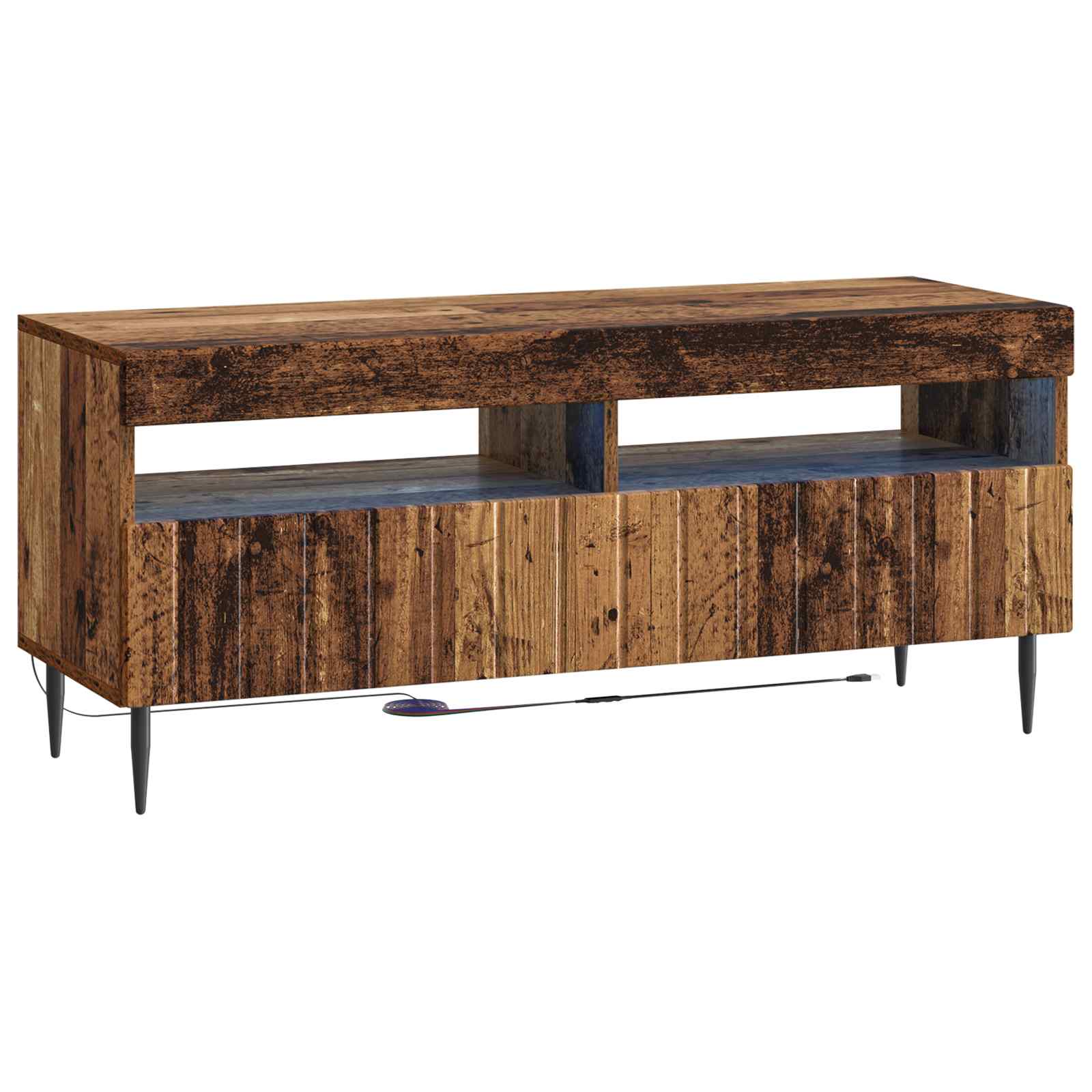 LED TV kapp ZWOLLE 100 x 35 x 43 cm Vana puit Tehispuit