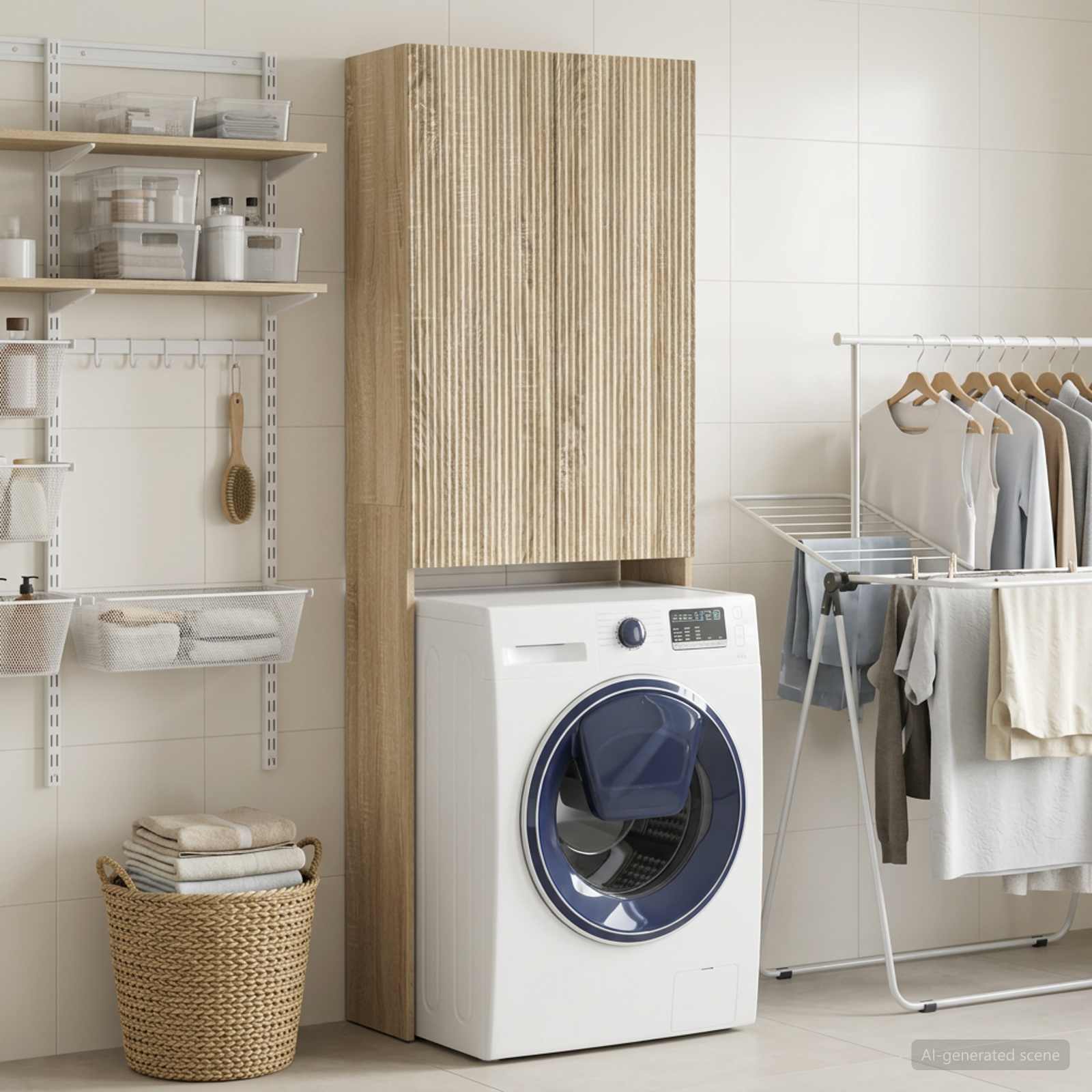 Tualettkabinet ARNHEM Sonoma tamm 66 x 25,5 x 190 cm Tehispuit