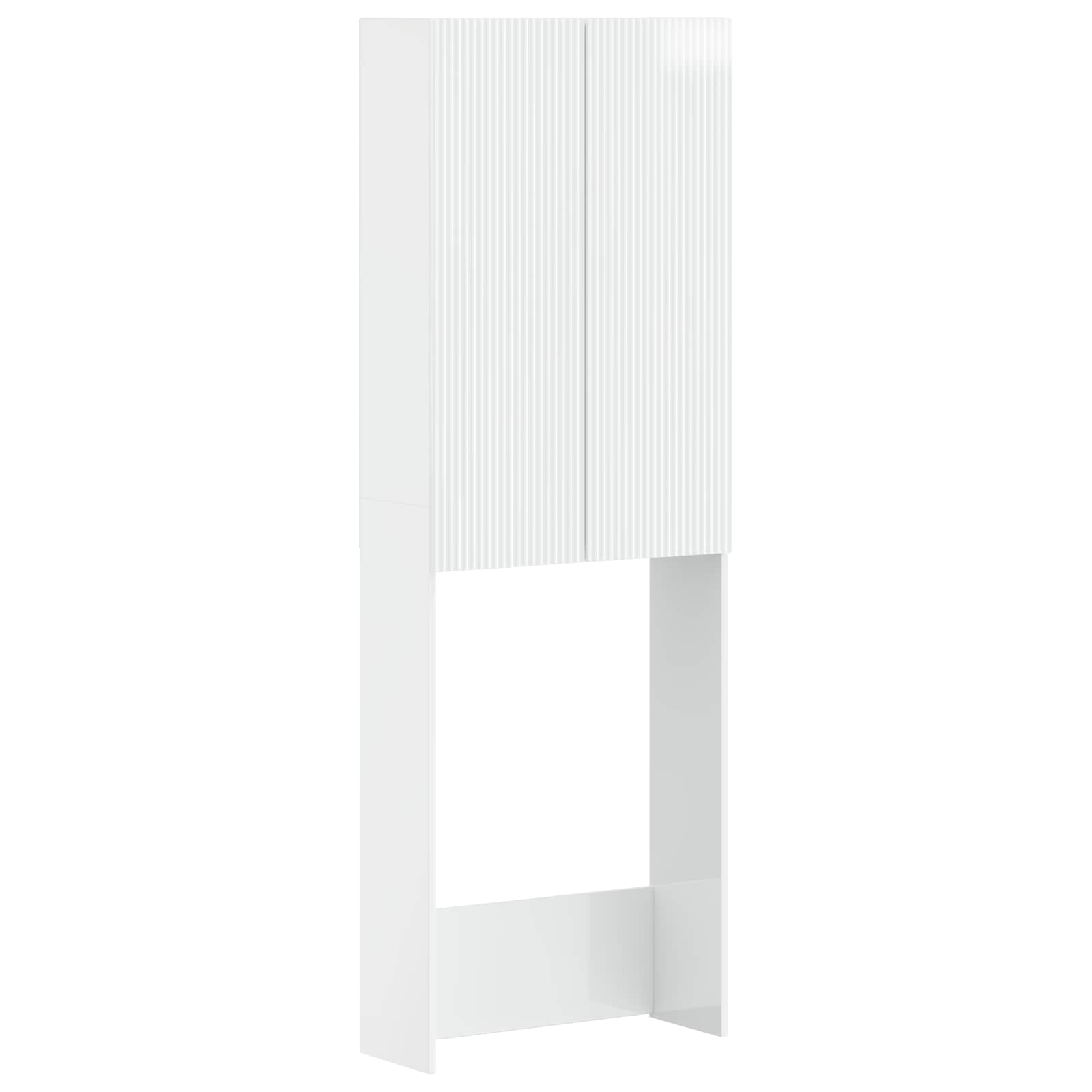 Tualettkabinet ARNHEM Kõrgläikega valge 66 x 25,5 x 190 cm
