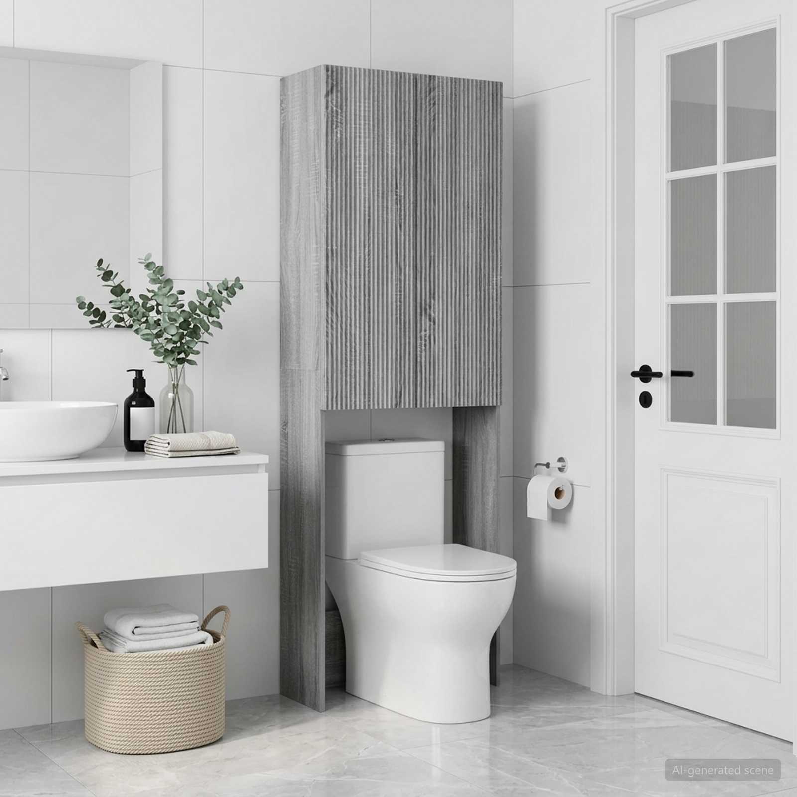 Tualettkabinet ARNHEM Hall Sonoma 66 x 25,5 x 190 cm Tehispuit