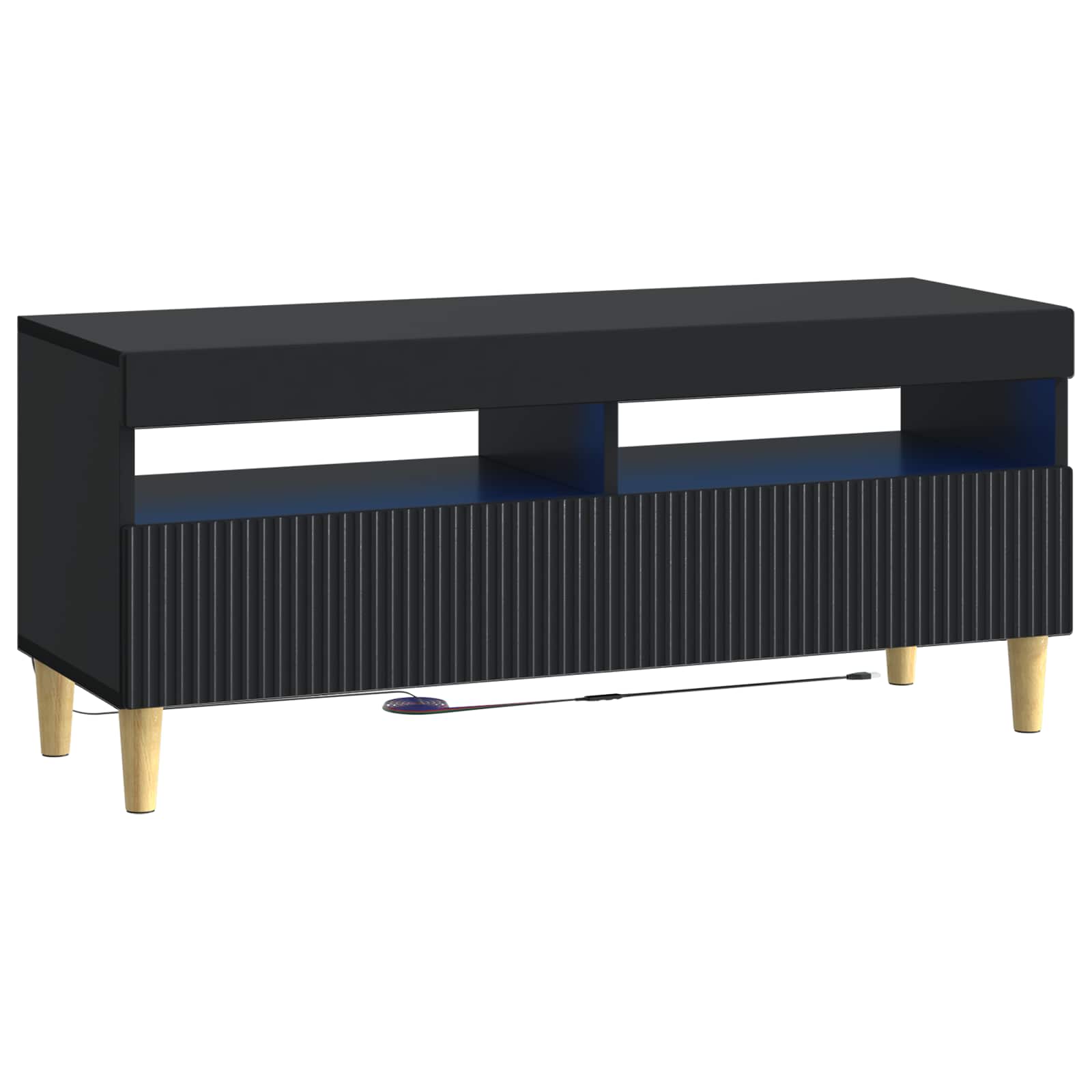 LED TV kapp ARNHEM 100 x 35 x 43 cm Must Tehispuit