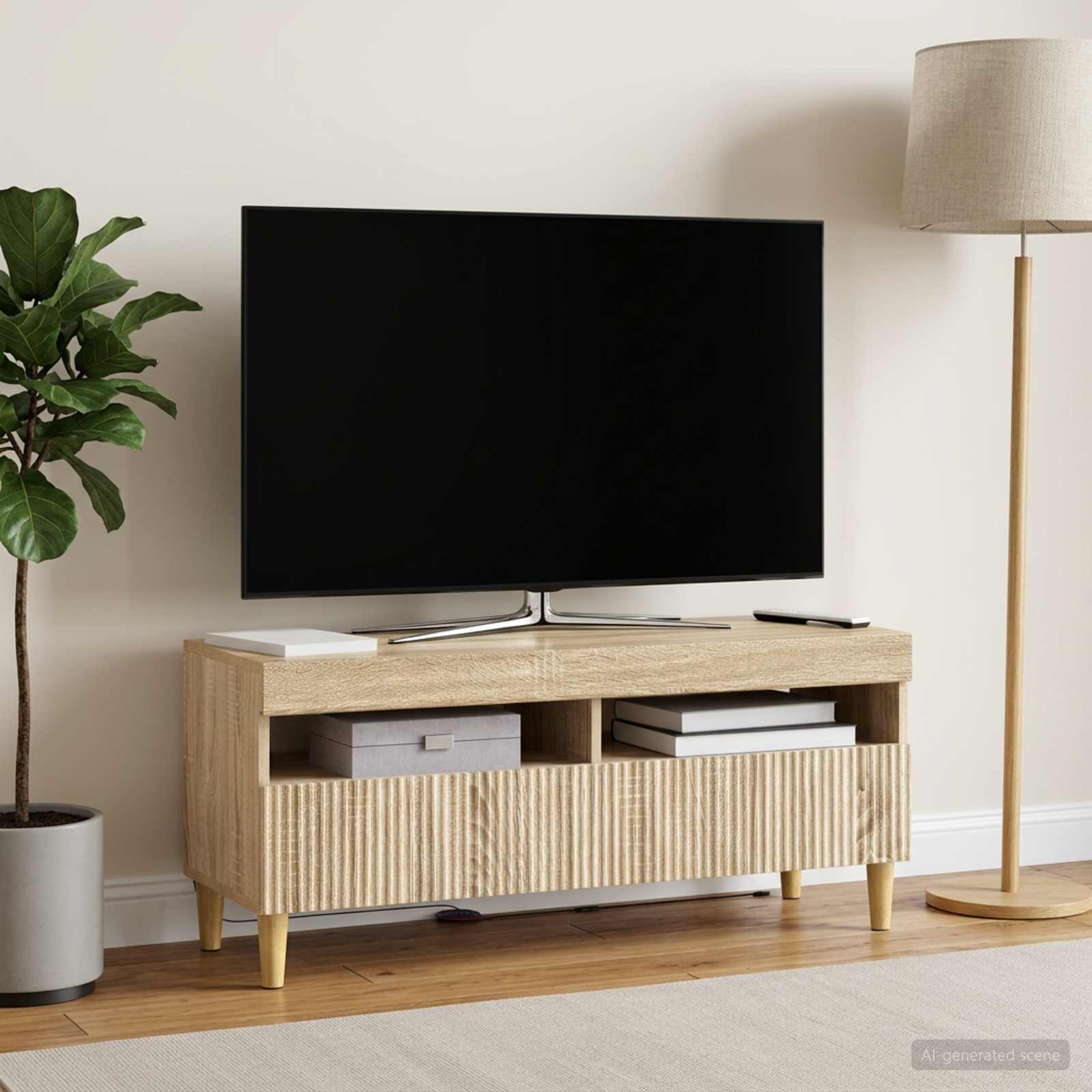 LED TV kapp ARNHEM 100 x 35 x 43 cm Sonoma tamm Tehispuit