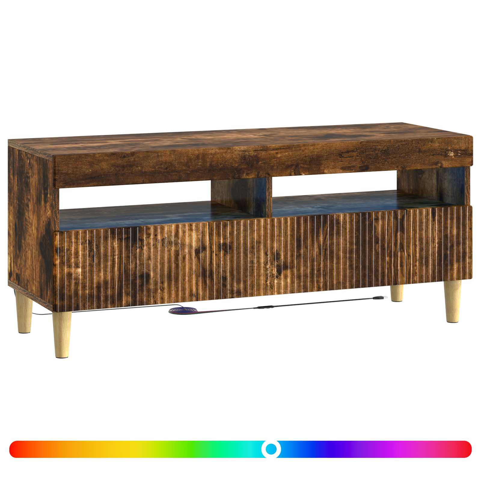 LED TV kapp ARNHEM 100 x 35 x 43 cm Suitsutatud tamm Tehispuit