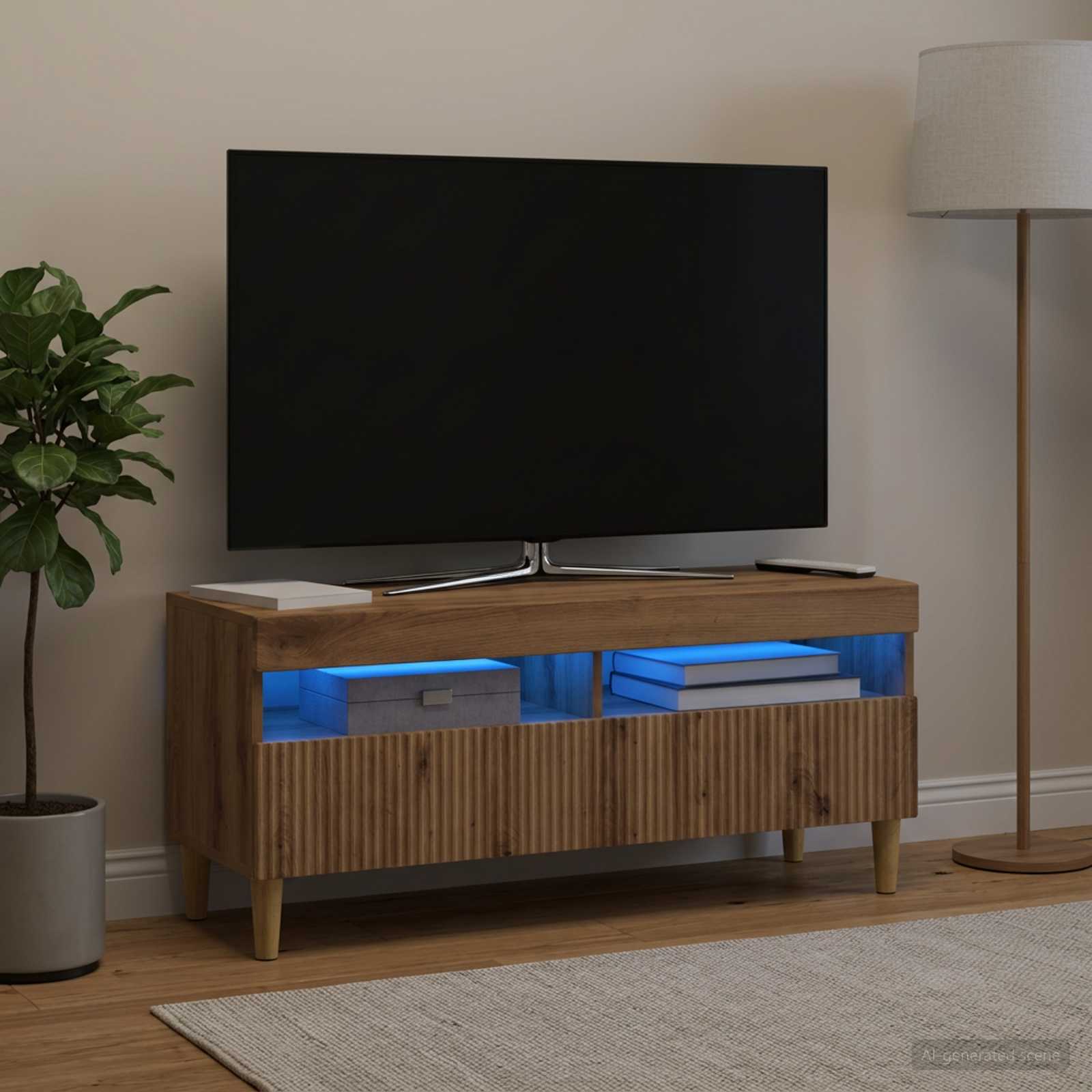 LED TV kapp ARNHEM 100 x 35 x 43 cm Artisan tamm Tehispuit