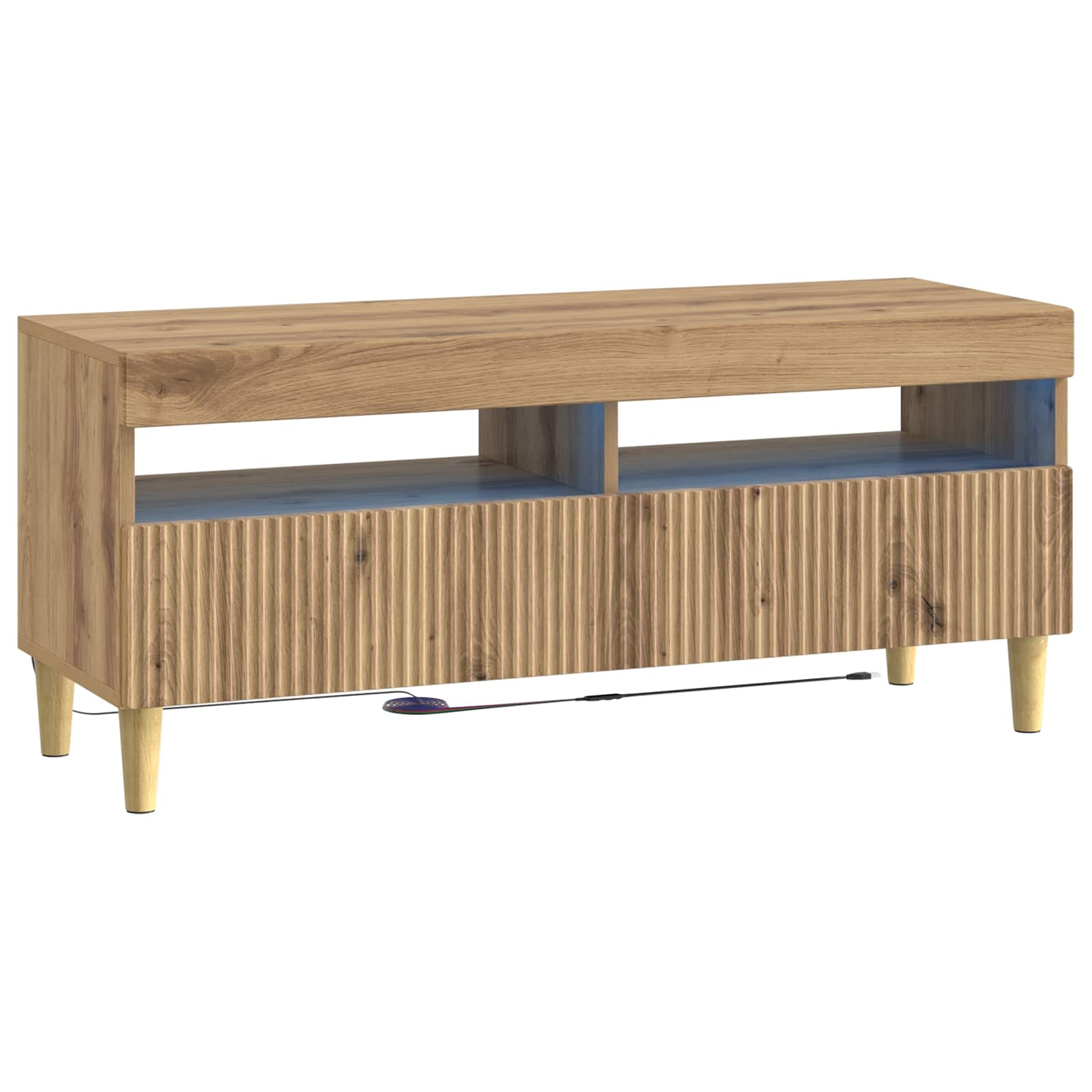 LED TV kapp ARNHEM 100 x 35 x 43 cm Artisan tamm Tehispuit
