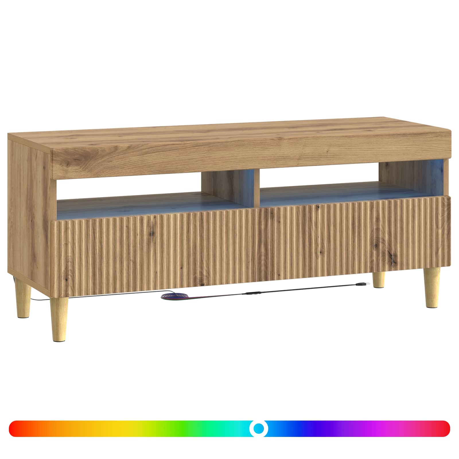 LED TV kapp ARNHEM 100 x 35 x 43 cm Artisan tamm Tehispuit