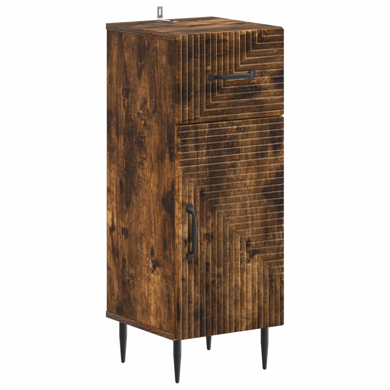 Vannitoa hoiukapp HAARLEM Suitsutatud tamm 30 x 31 x 80 cm