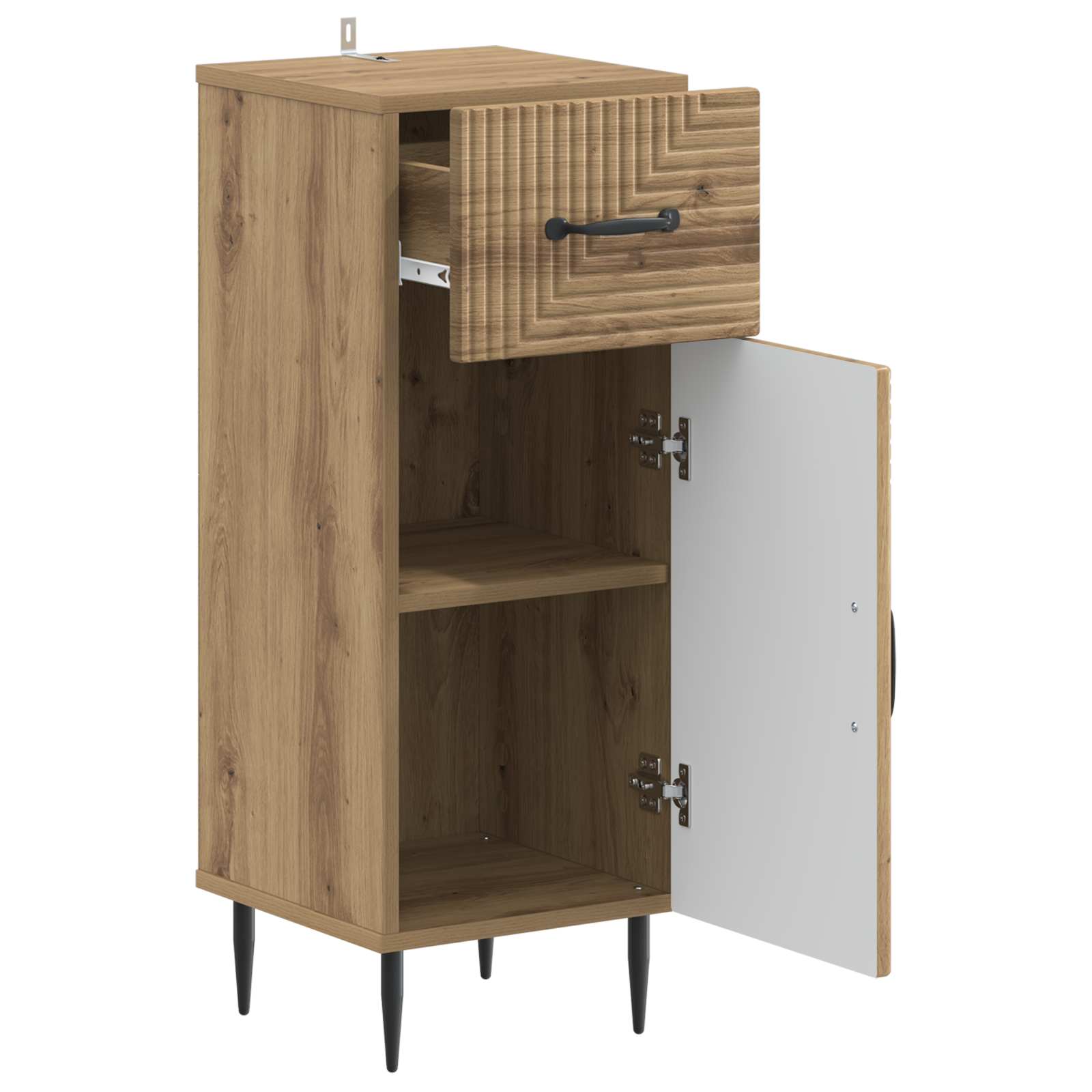 Vannitoa hoiukapp HAARLEM Artisan tamm 30 x 31 x 80 cm