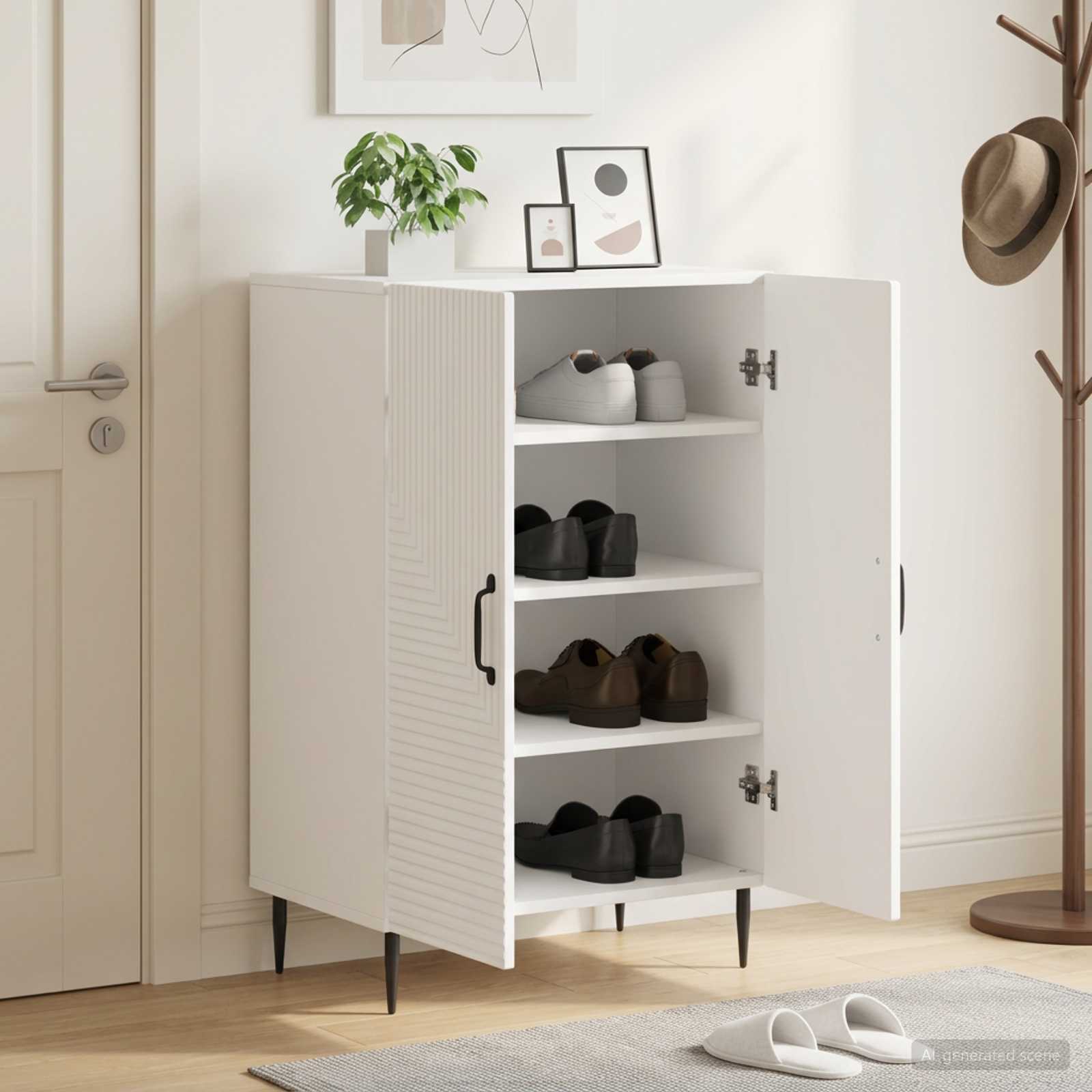 Kinga kapp HAARLEM 59,5 x 39,5 x 89,5 cm Tehispuit Valge