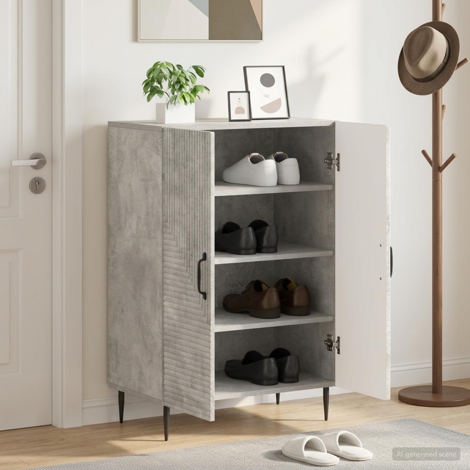 Kinga kapp HAARLEM 59,5 x 39,5 x 89,5 cm Tehispuit Betoonhall