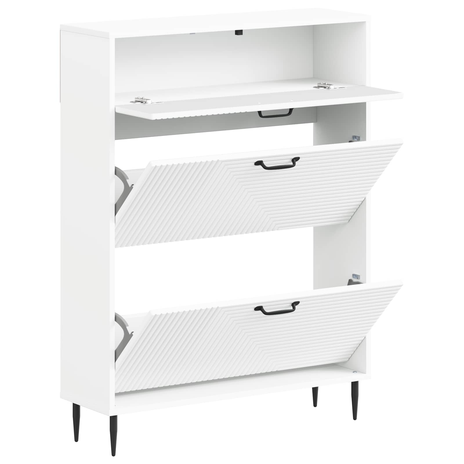 Kinga kapp HAARLEM 78 x 24 x 103 cm Tehispuit Valge