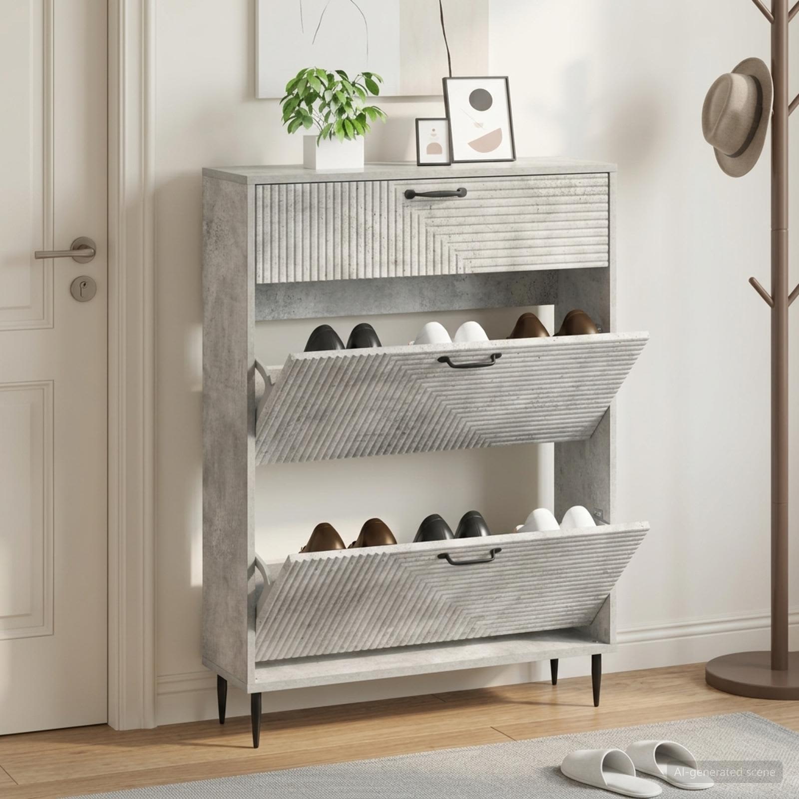 Kinga kapp HAARLEM 78 x 24 x 103 cm Tehispuit Betoonhall