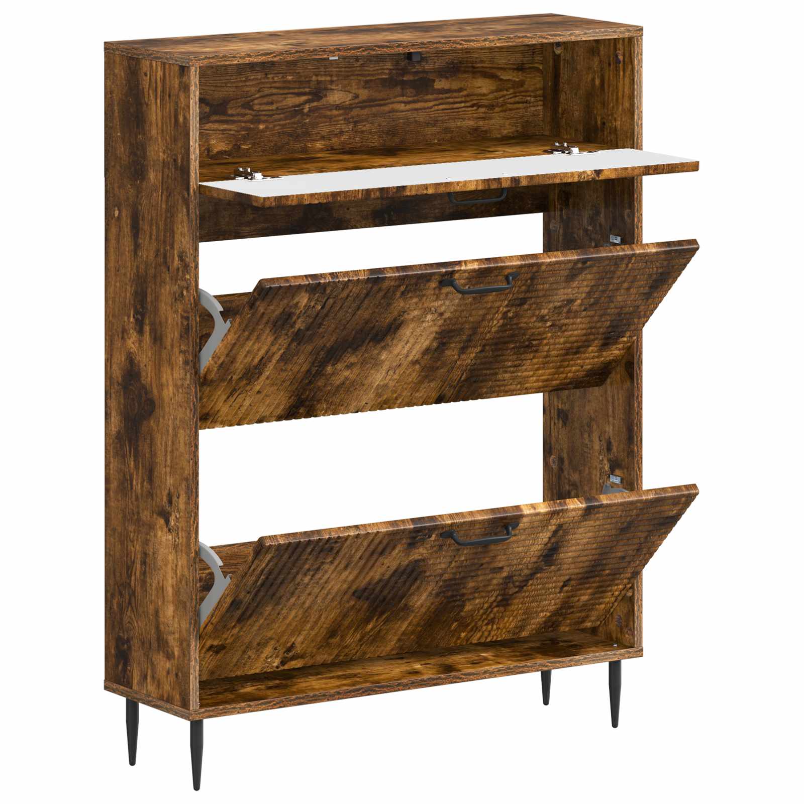 Kinga kapp HAARLEM 78 x 24 x 103 cm Tehispuit Suitsutatud tamm