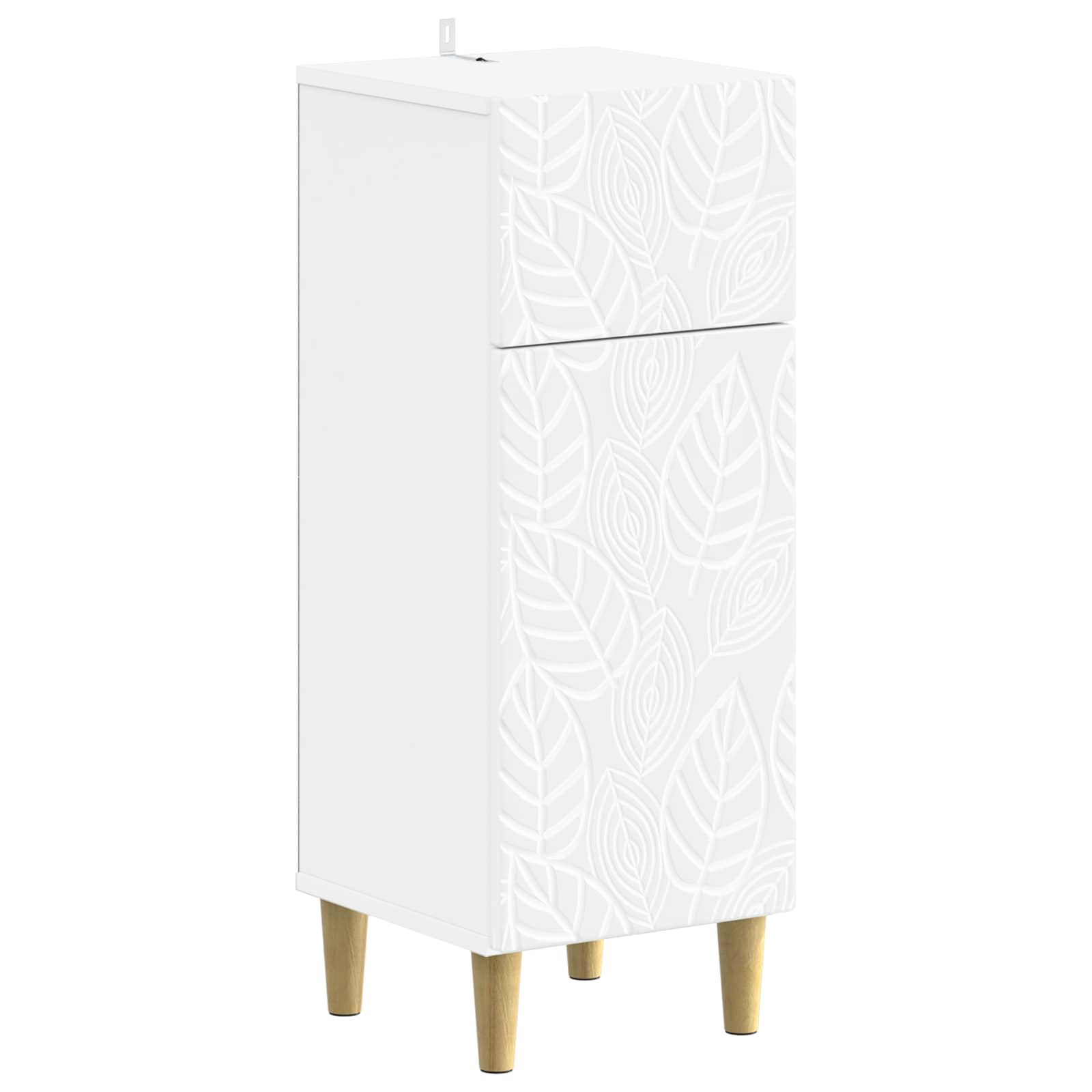 Vannitoa hoiukapp DELFT Valge 30 x 31 x 80 cm Tehispuit