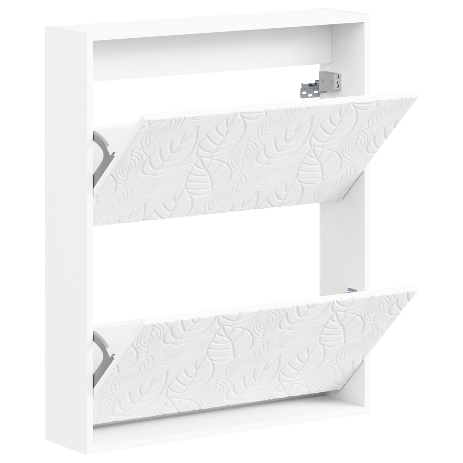 Seinale kinnitatav jalanõude kapp DELFT 71 x 17 x 86 cm Valge