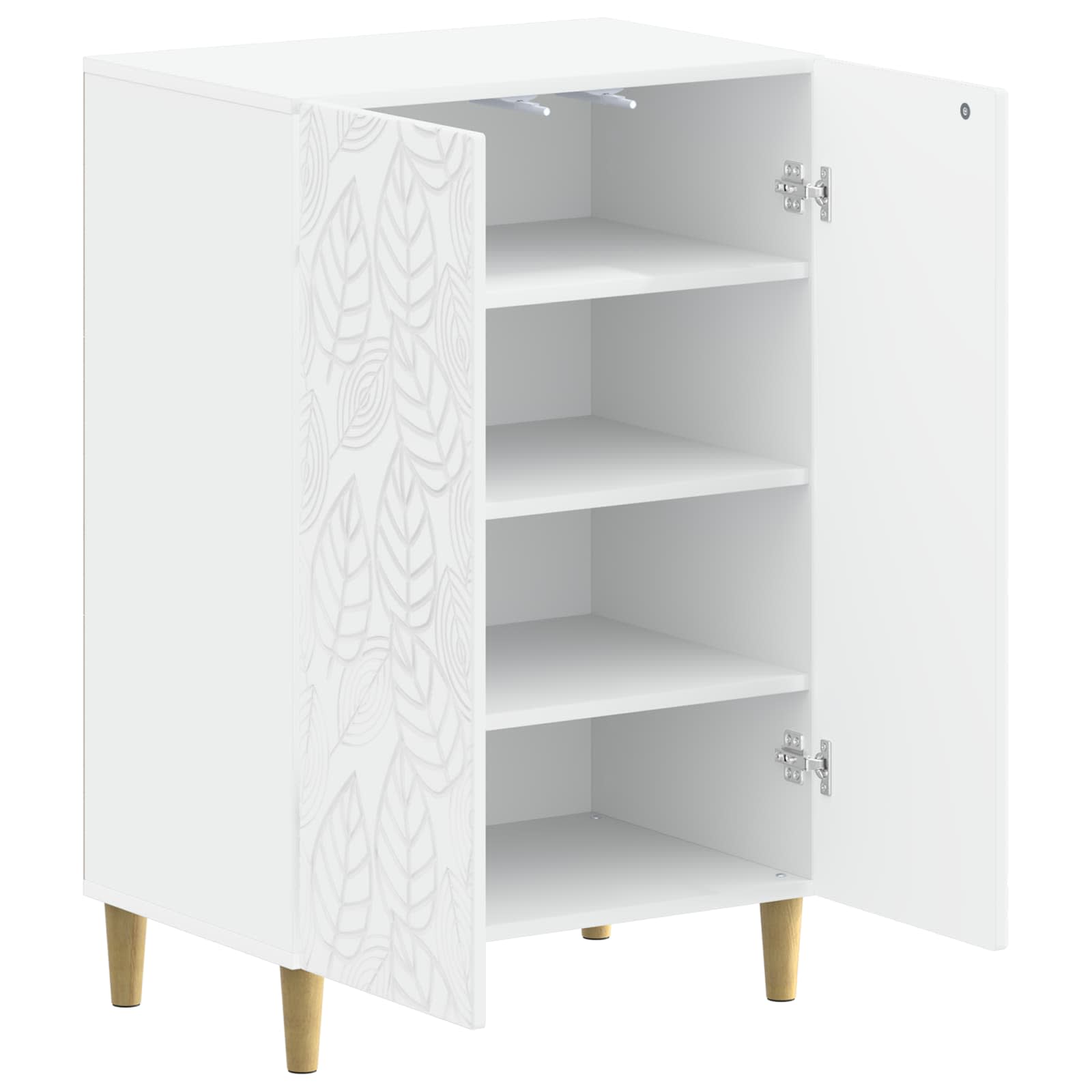 Kinga kapp DELFT 59,5 x 39,5 x 90 cm Tehispuit Valge