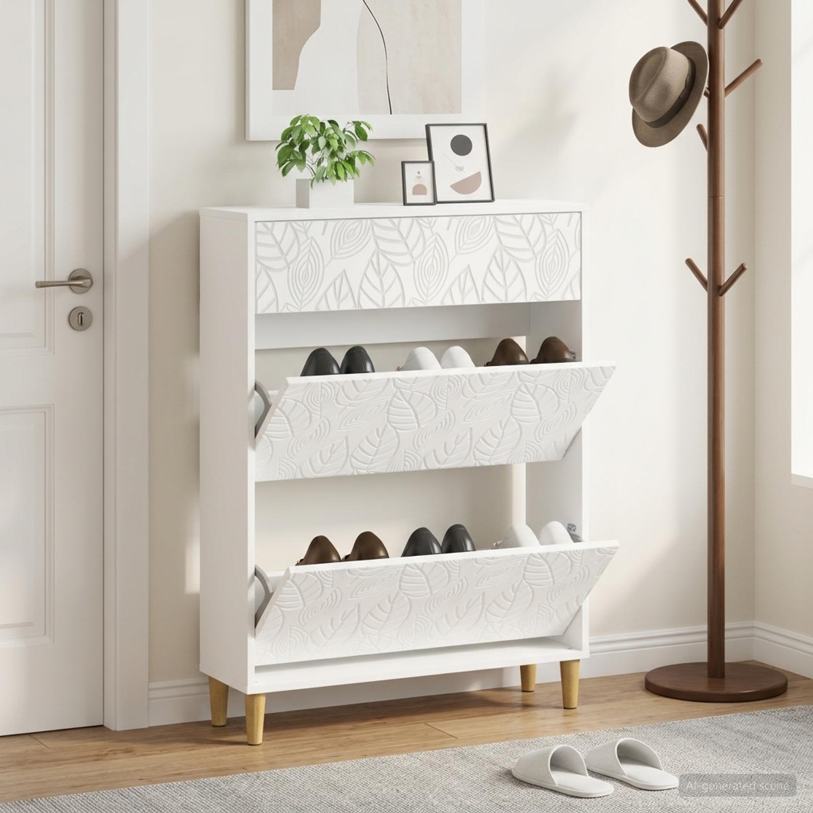 Kinga kapp DELFT 78 x 24 x 103 cm Tehispuit Valge