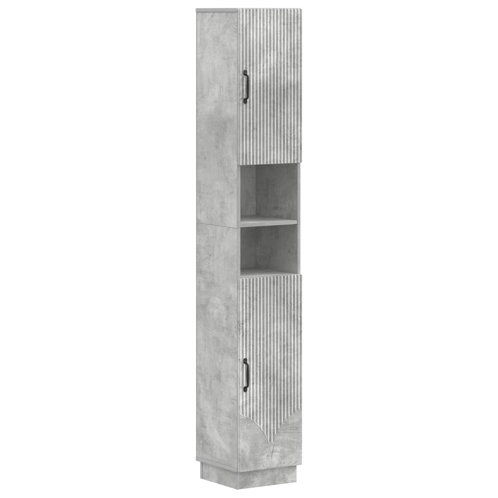 Vannitoa kapp avatud riiuliga HOORN Betoonhall 30 x 31 x 187 cm