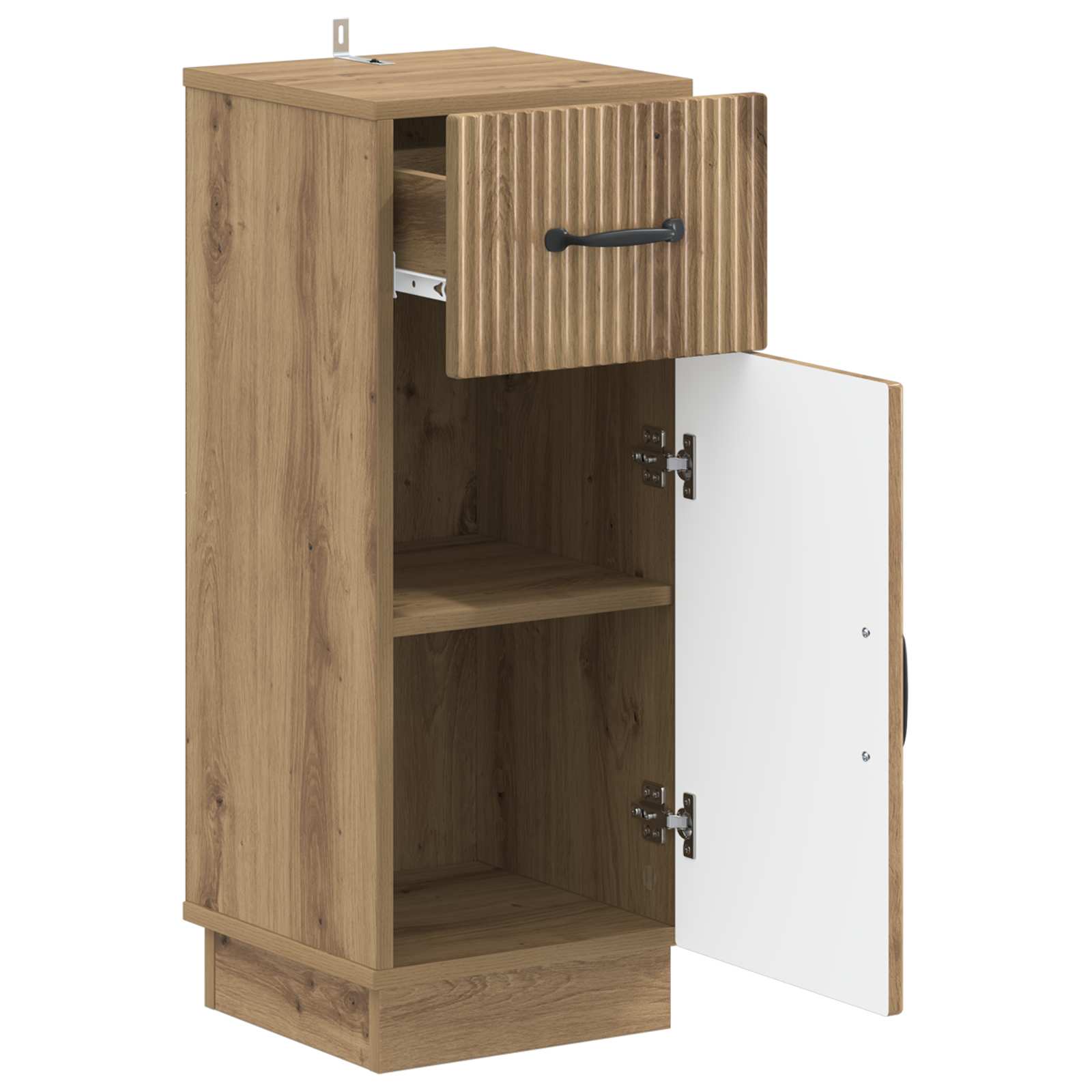 Vannitoa hoiukapp HOORN Artisan tamm 30 x 31 x 77 cm Tehispuit