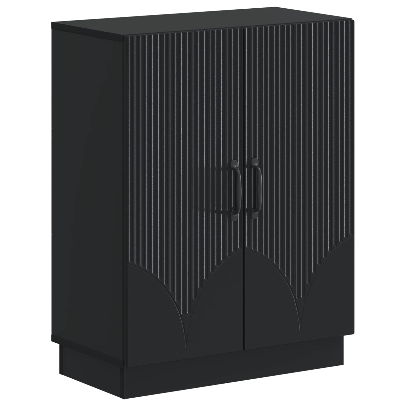 Vannitoa hoiukapp HOORN Must 59,5 x 31 x 77 cm Tehispuit