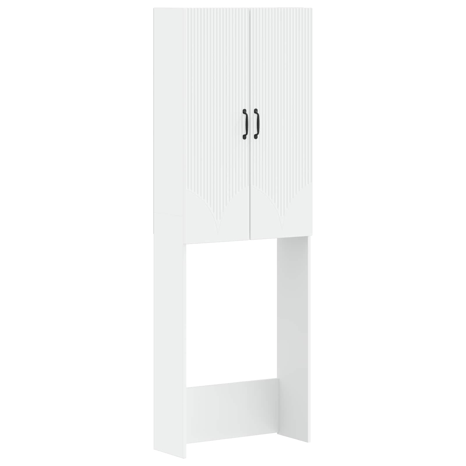 Tualettkabinet HOORN Valge 66 x 25,5 x 190 cm Tehispuit