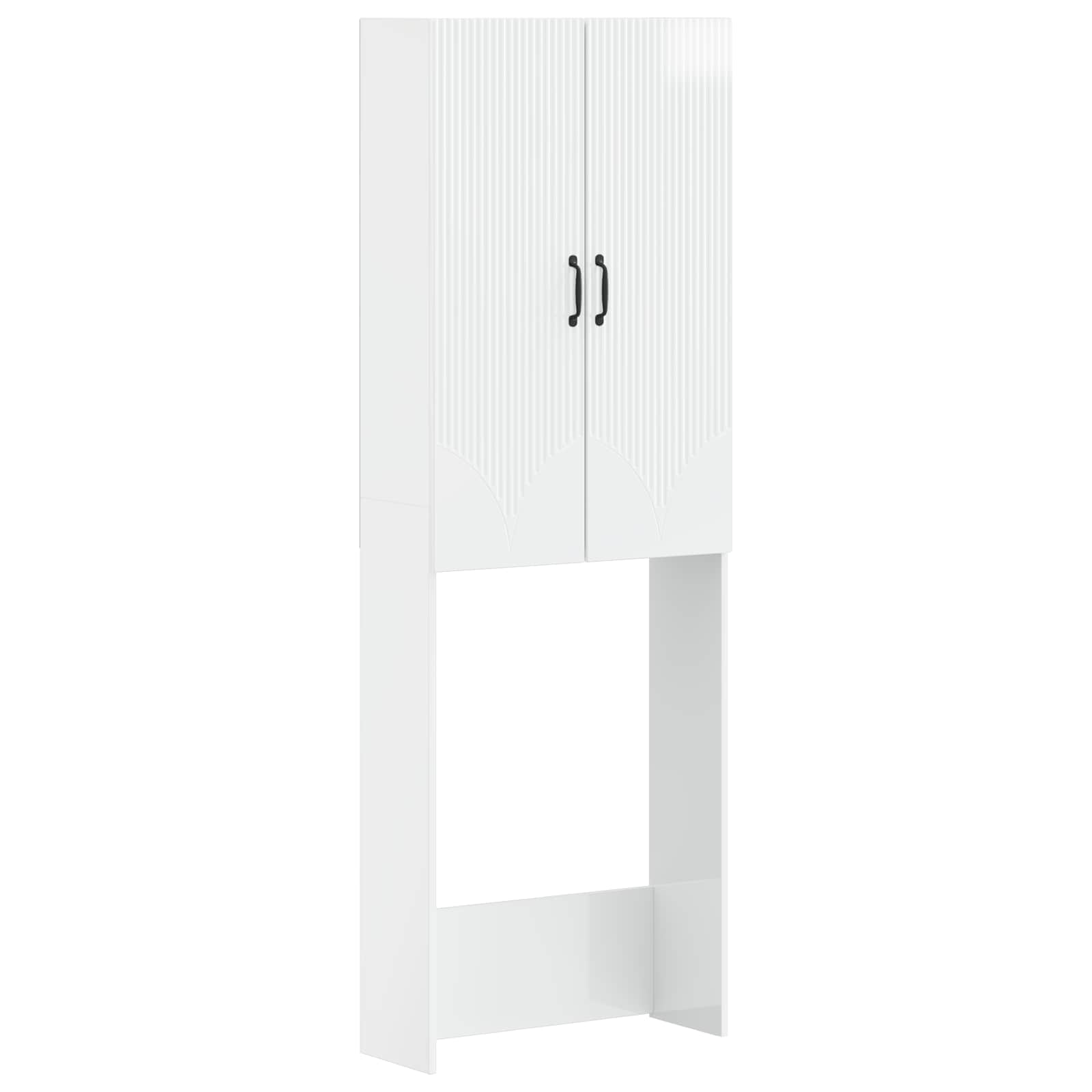 Tualettkabinet HOORN Kõrgläikega valge 66 x 25,5 x 190 cm