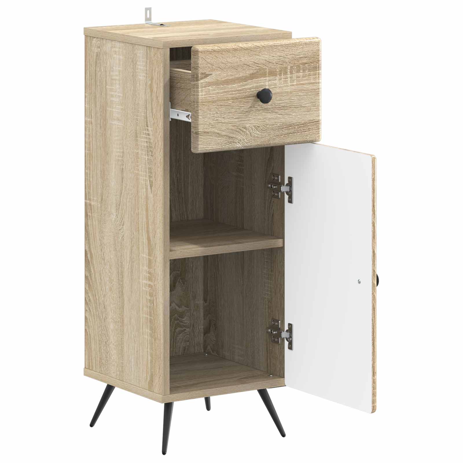 Vannitoa hoiukapp BREDA Sonoma tamm 30 x 31 x 80 cm Tehispuit
