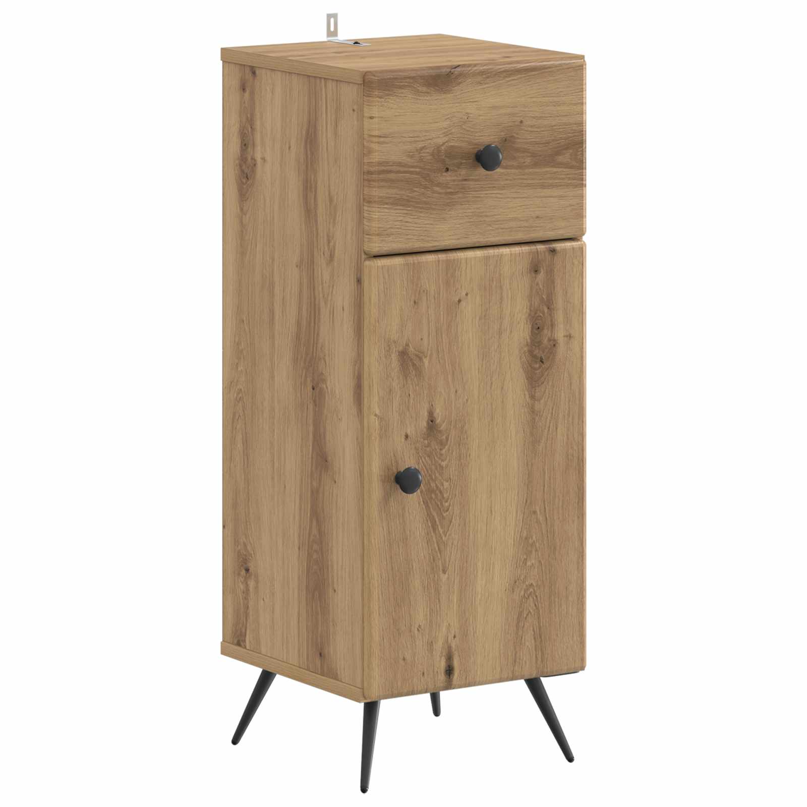 Vannitoa hoiukapp BREDA Artisan tamm 30 x 31 x 80 cm Tehispuit