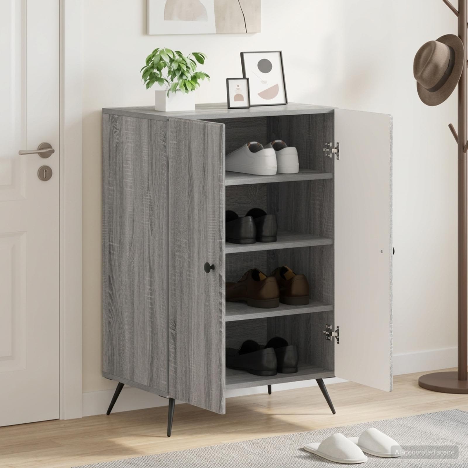 Kinga kapp BREDA 59,5 x 39,5 x 90 cm Tehispuit Hall Sonoma