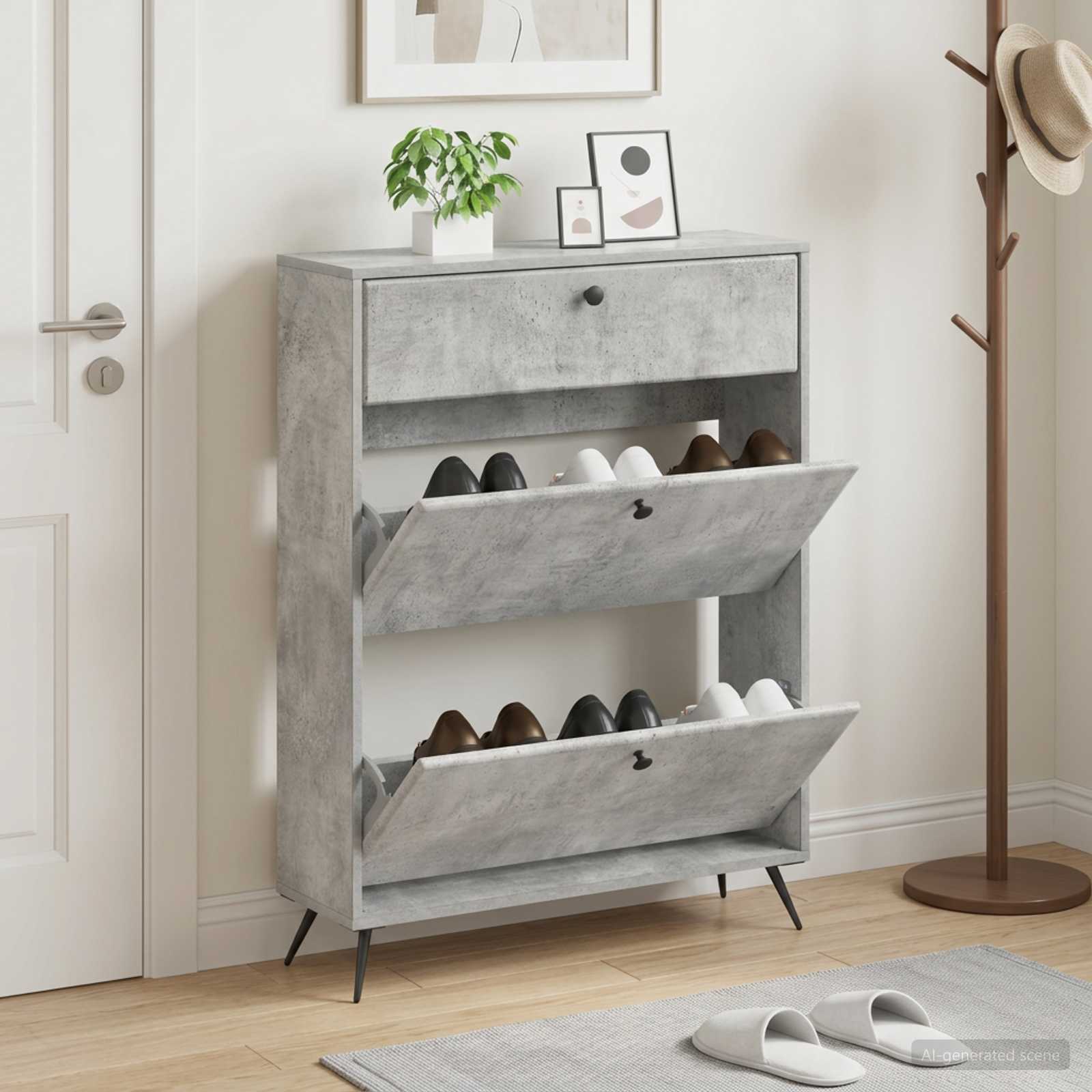 Kinga kapp BREDA 78 x 24 x 103 cm Tehispuit Betoonhall