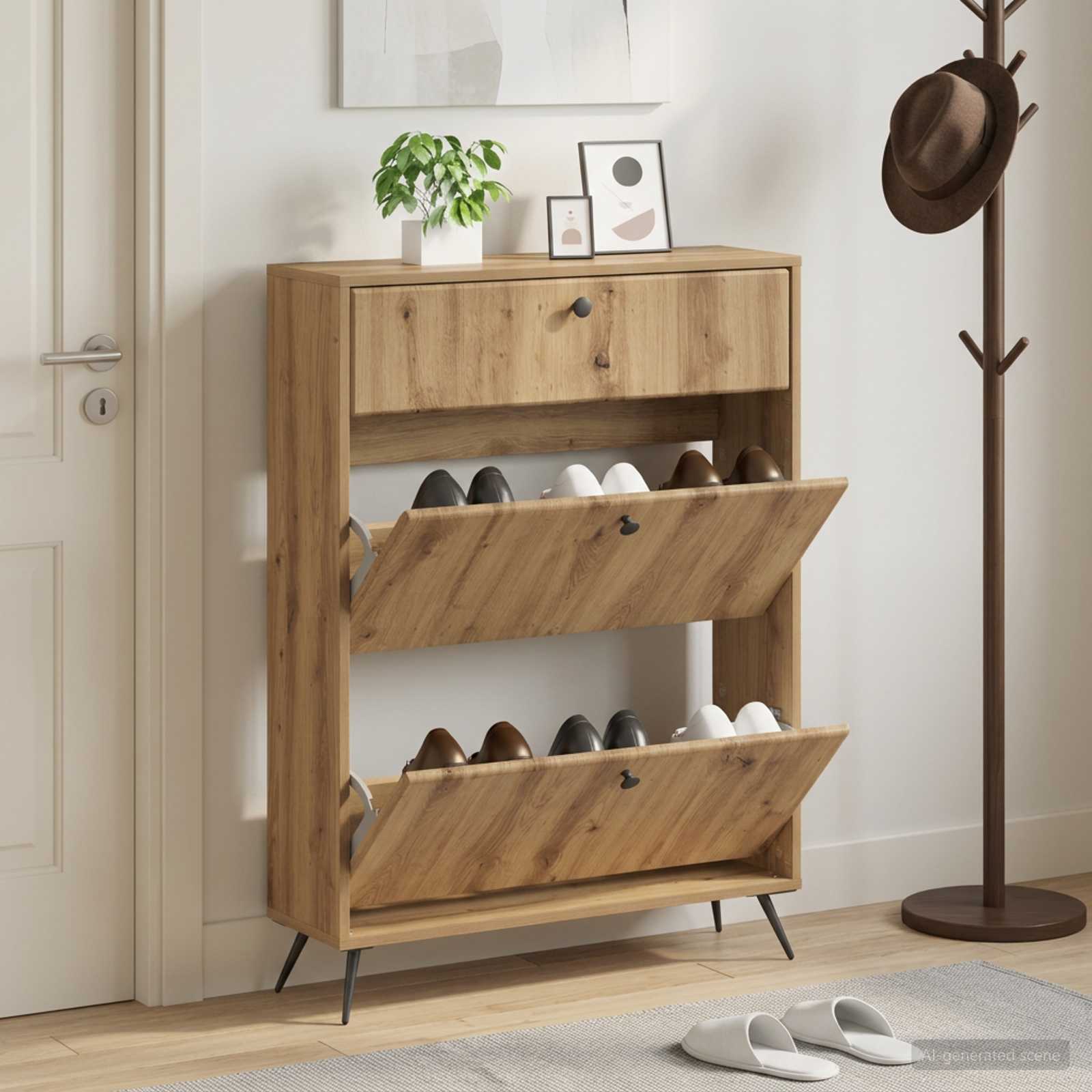 Kinga kapp BREDA 78 x 24 x 103 cm Tehispuit Artisan tamm