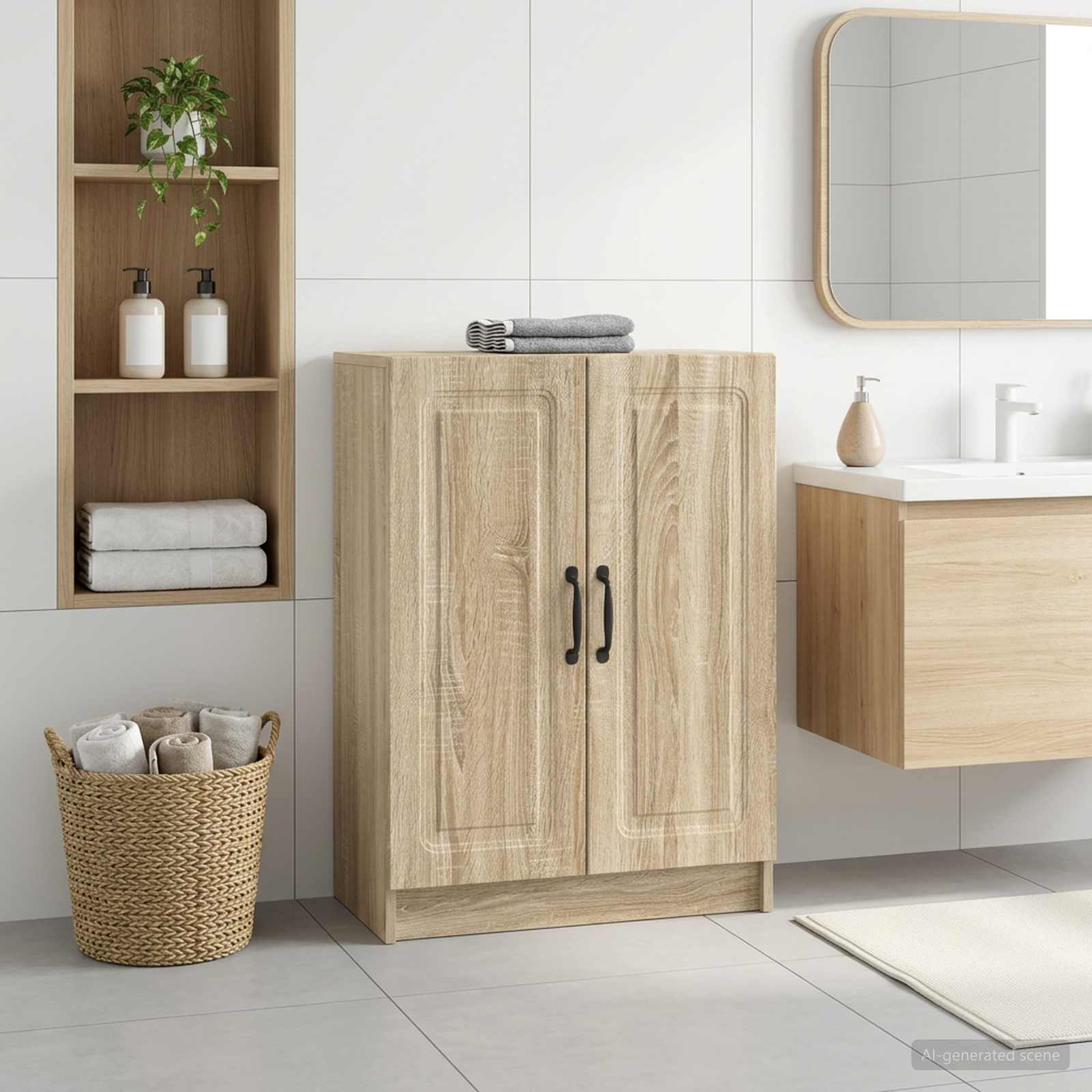 Vannitoa hoiukapp UTRECHT Sonoma tamm 59,5 x 31 x 77 cm