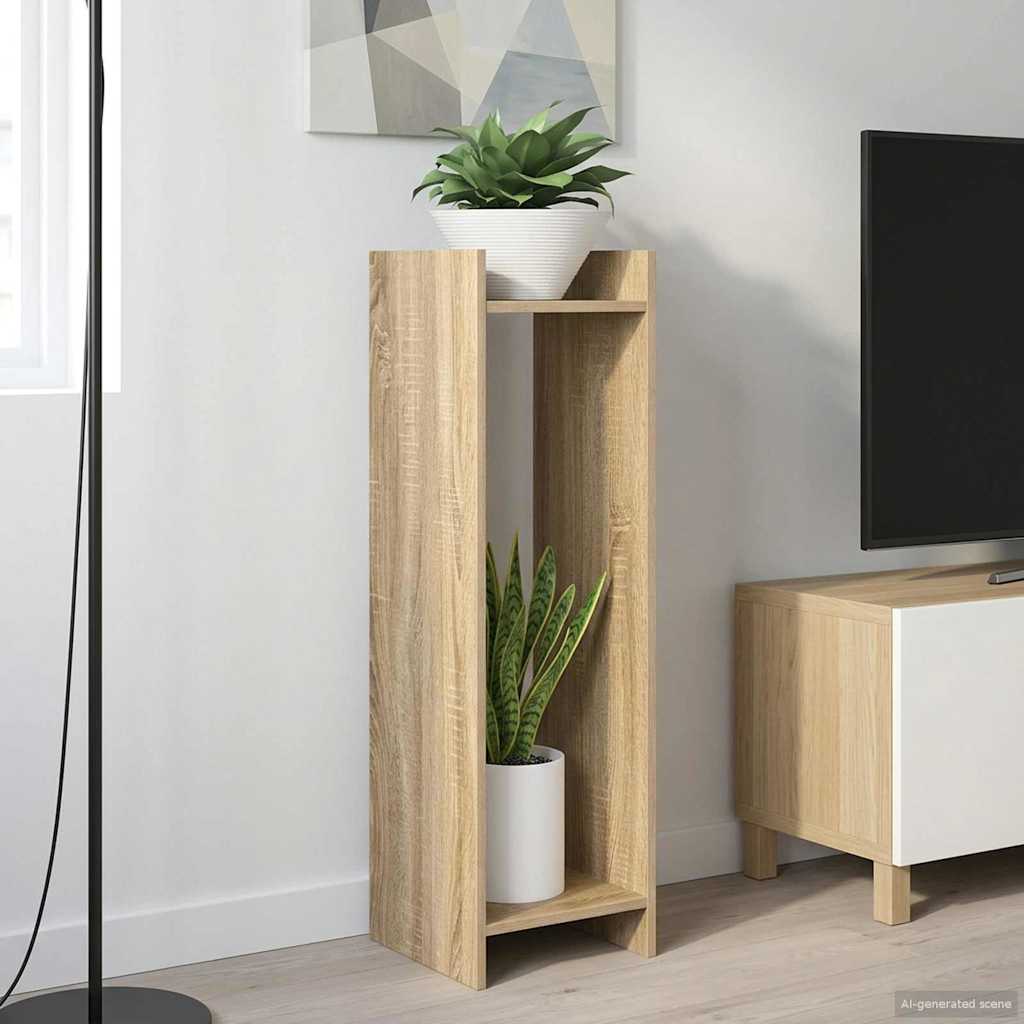 Taimede alus 2 tk Sonoma tamm 30 x 30 x 100 cm Tehispuit