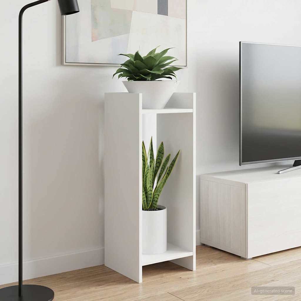 Taimede alus 2 tk Valge 30 x 30 x 80 cm Tehispuit