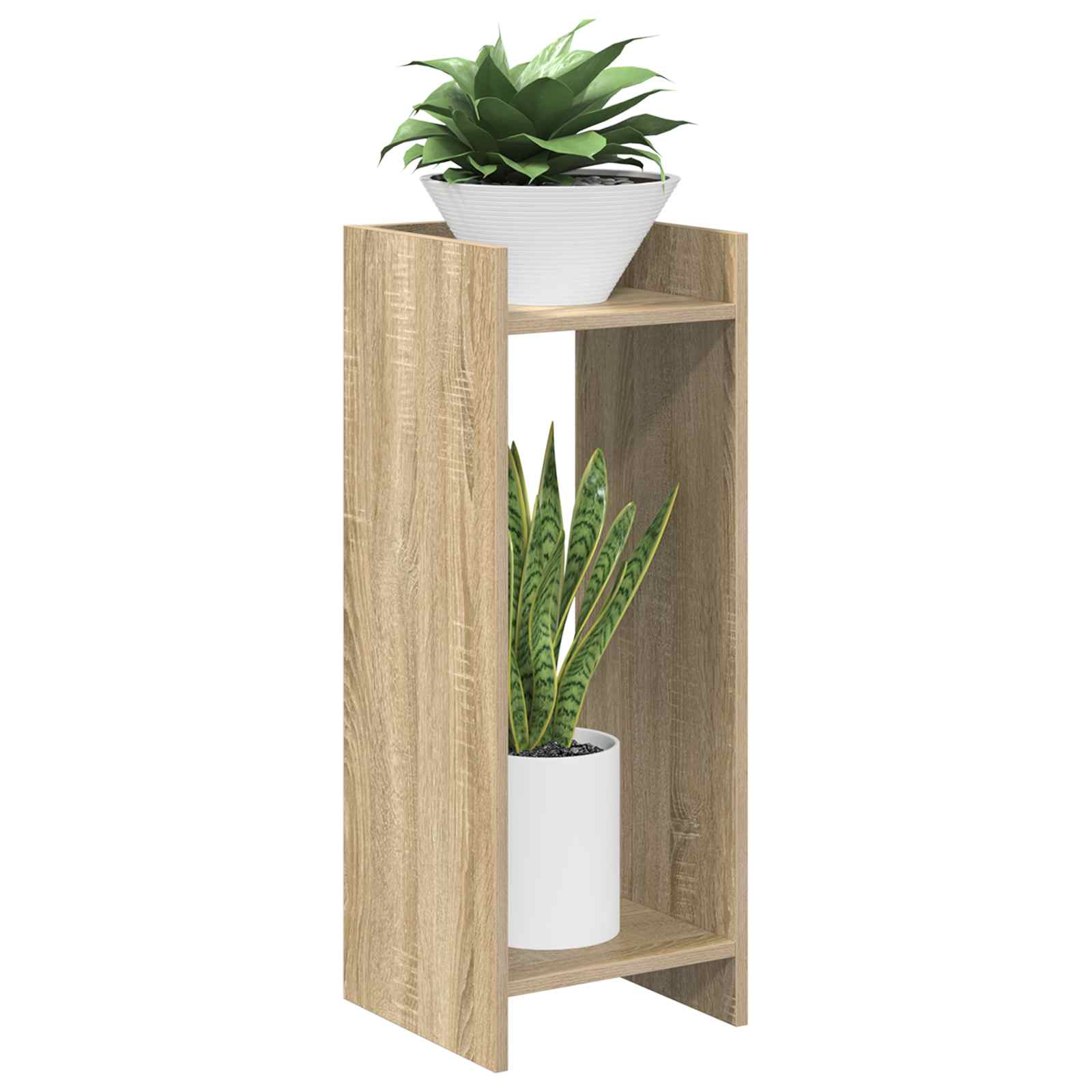 Taimede alus Sonoma tamm 30 x 30 x 80 cm Tehispuit