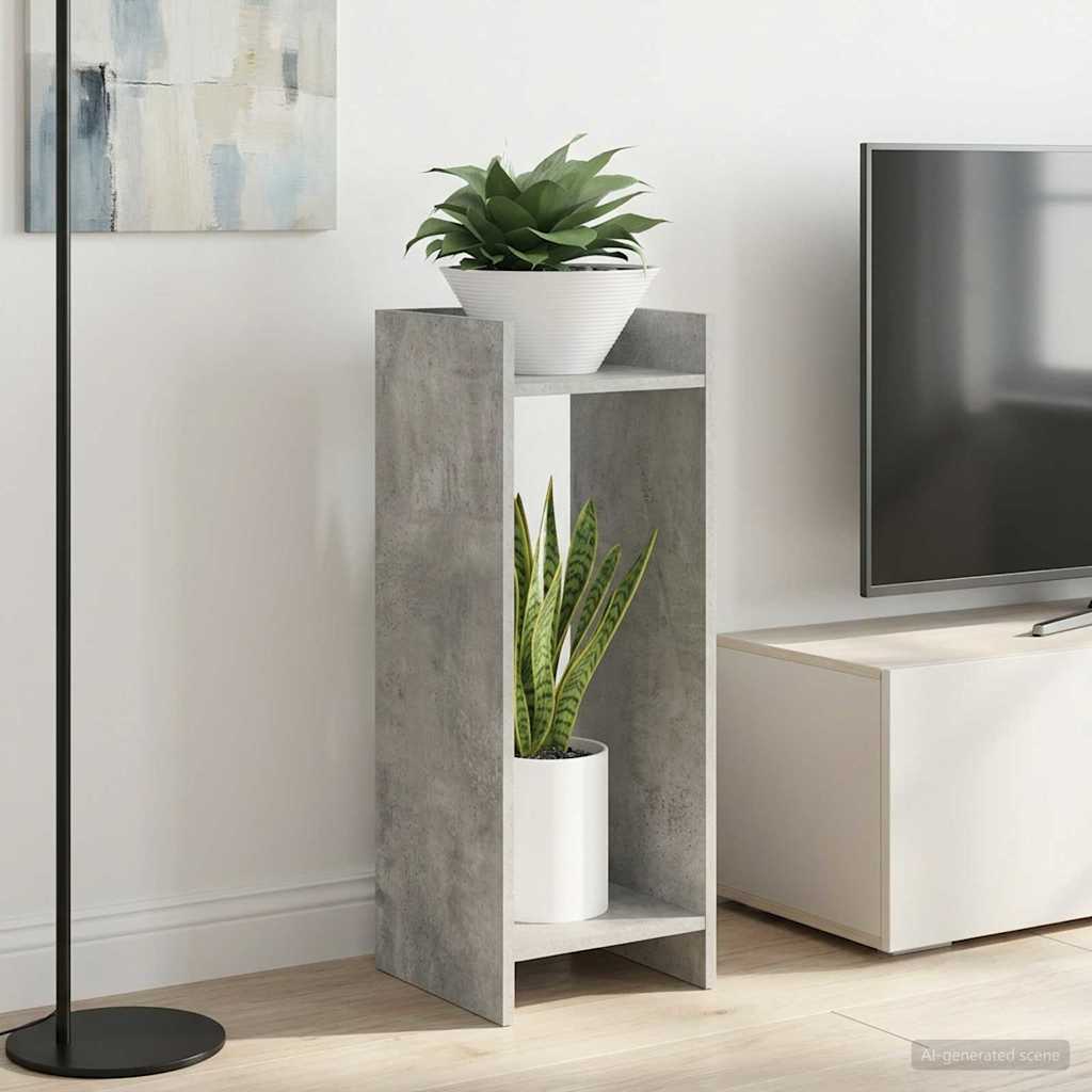 Taimede alus 2 tk Betoonhall 30 x 30 x 80 cm Tehispuit
