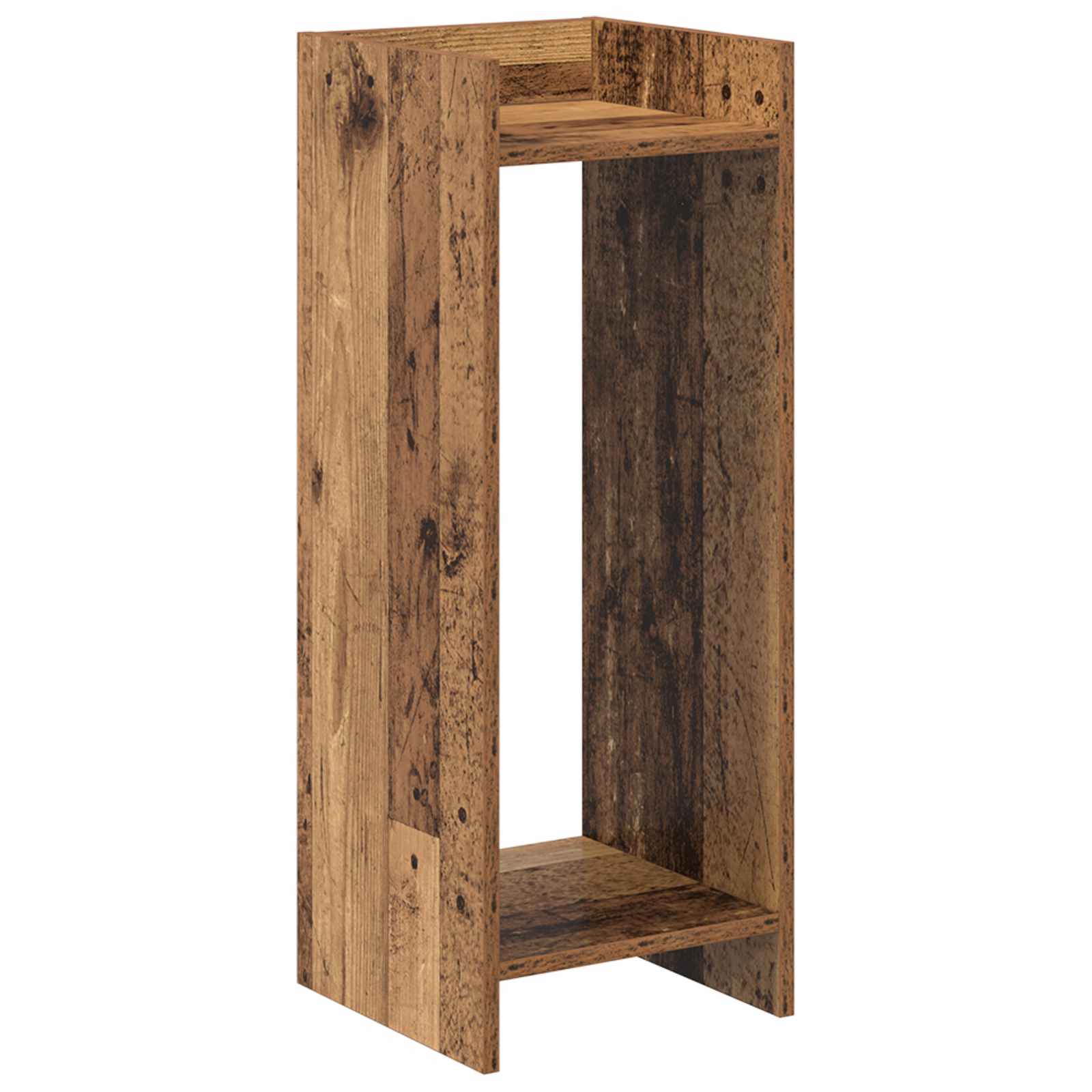 Taimede alus Vana puit 30 x 30 x 80 cm Tehispuit