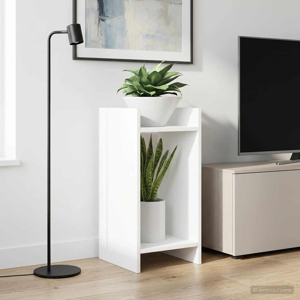 Taimede alus Valge 30 x 30 x 60 cm Tehispuit