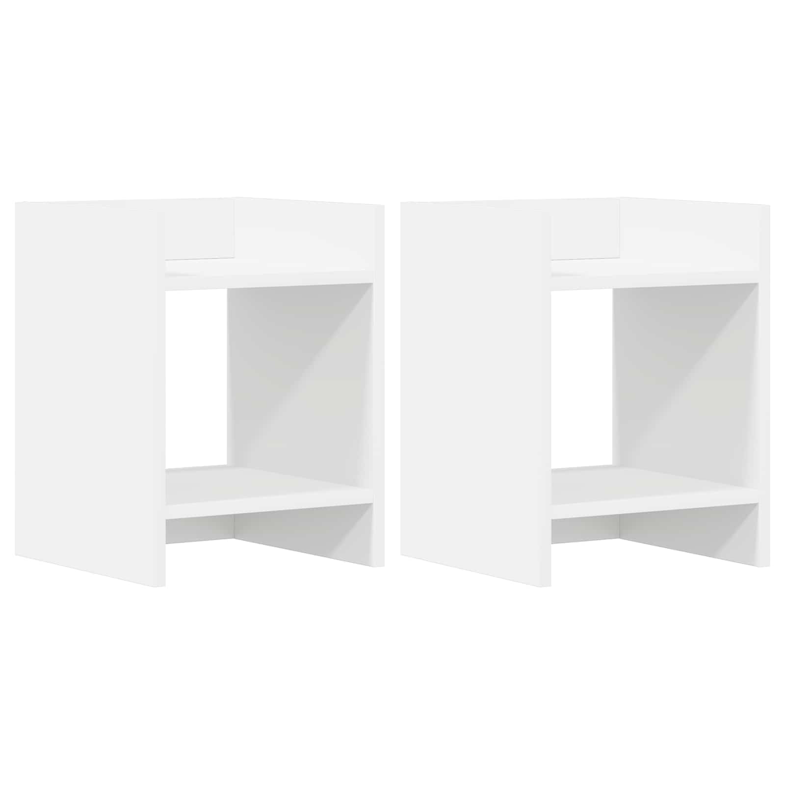 Taimede alus 2 tk Valge 30 x 30 x 40 cm Tehispuit