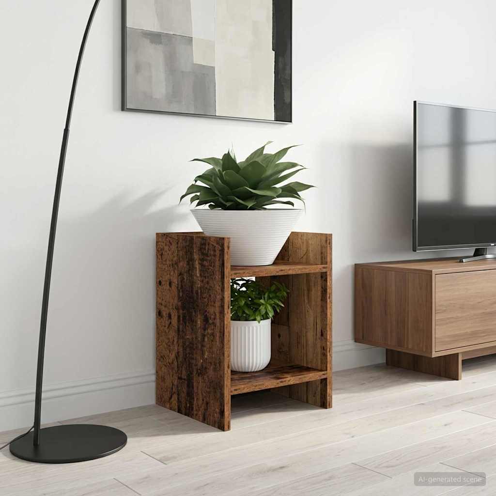Taimede alus Vana puit 30 x 30 x 40 cm Tehispuit