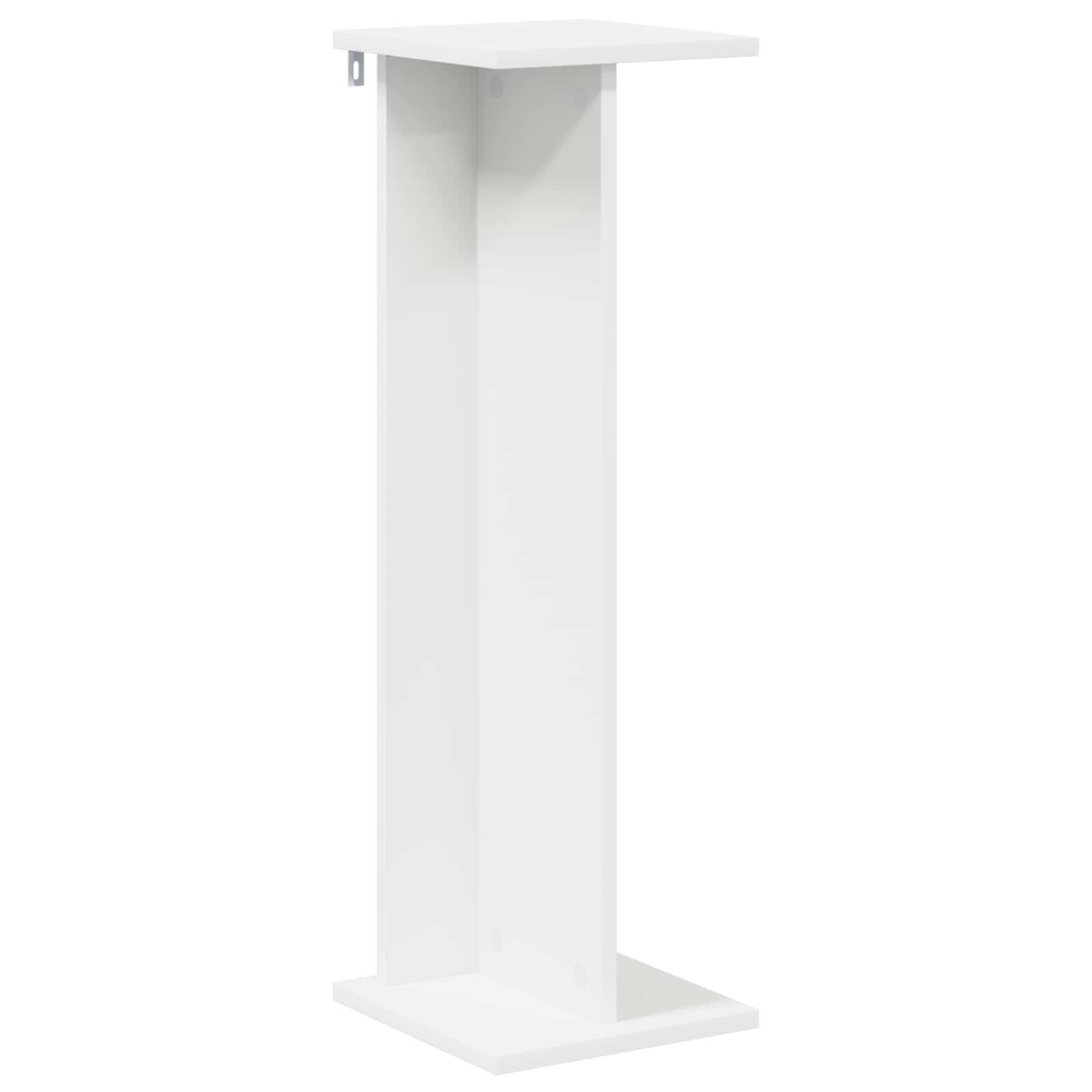 Taimede alus Valge 25 x 25,5 x 80,5 cm Tehispuit