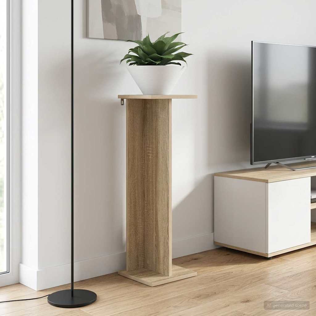 Taimede alus 2 tk Sonoma tamm 25 x 25,5 x 80,5 cm Tehispuit