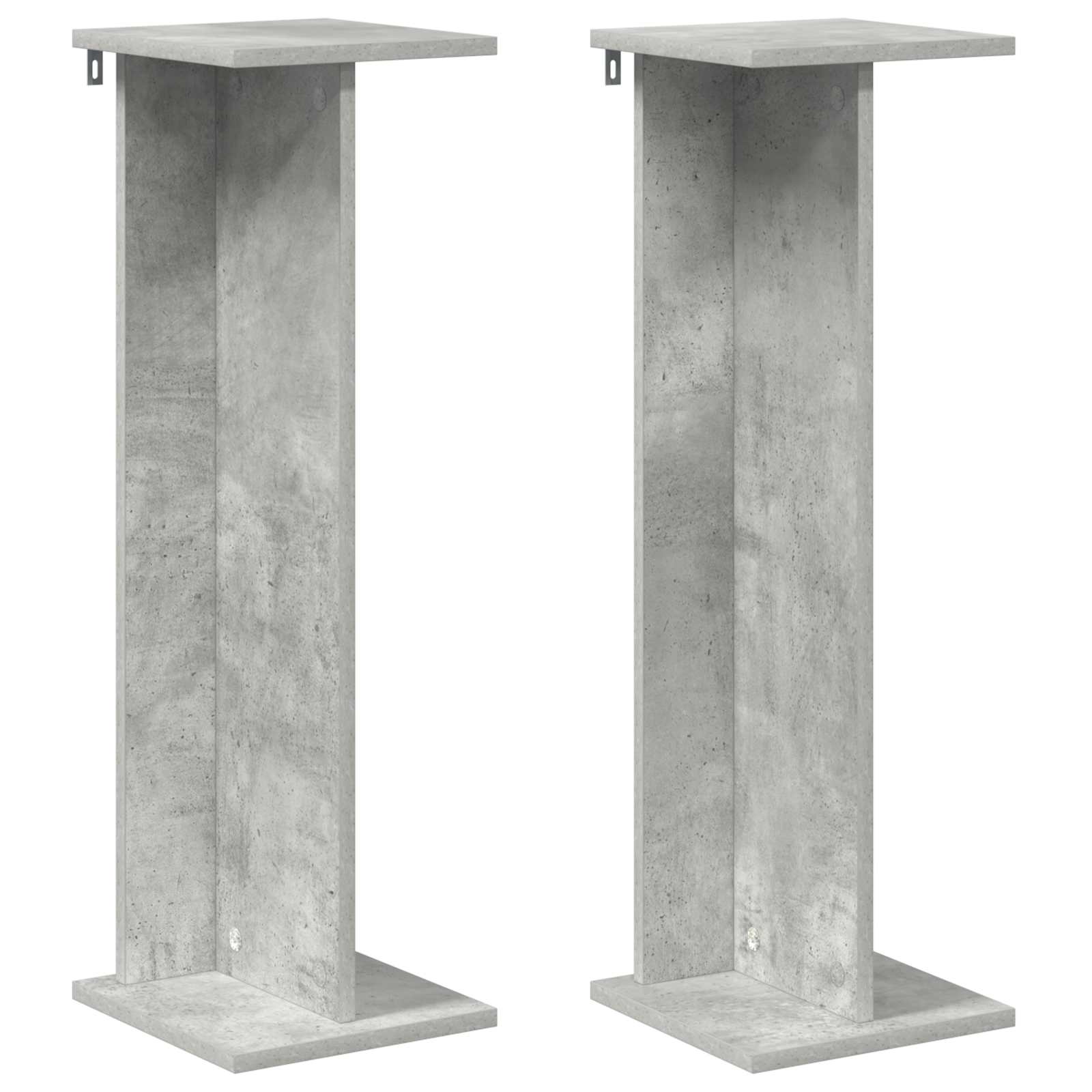 Taimede alus 2 tk Betoonhall 25 x 25,5 x 80,5 cm Tehispuit