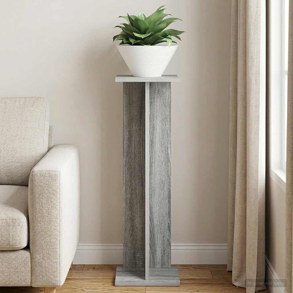Taimede alus Hall Sonoma 25 x 25,5 x 80,5 cm Tehispuit