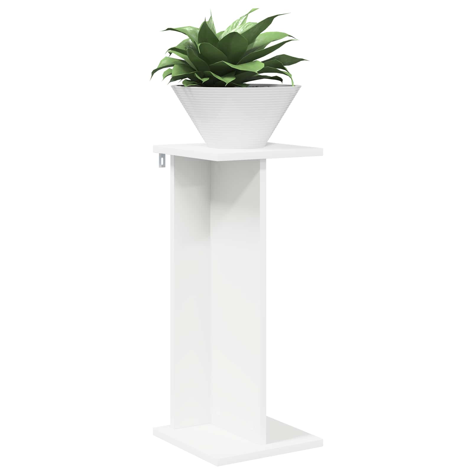 Taimede alus 2 tk Valge 25 x 25,5 x 60,5 cm Tehispuit