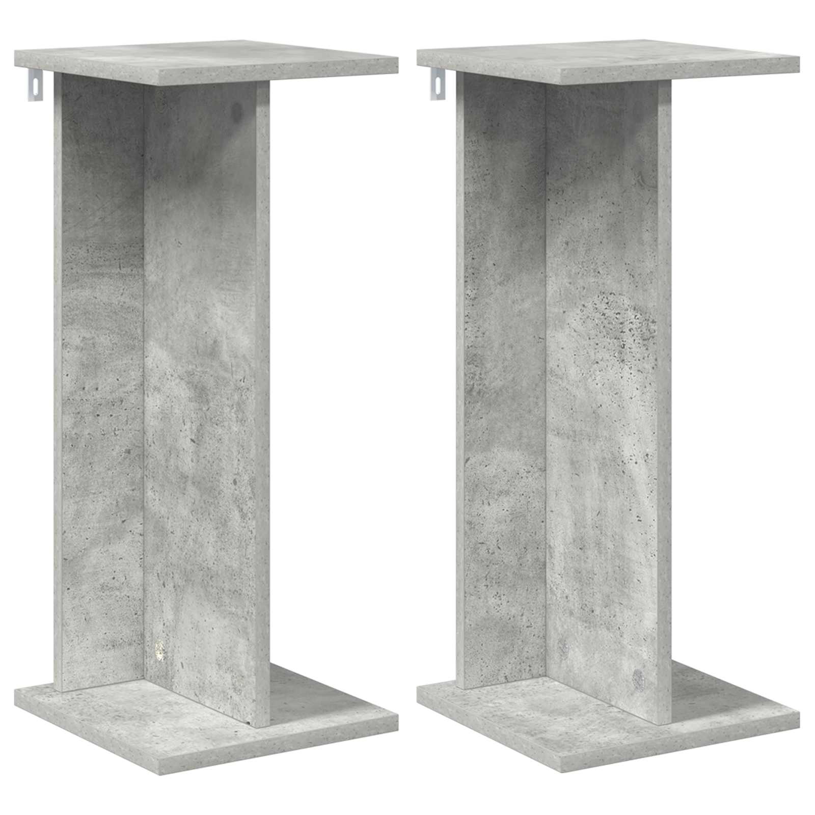 Taimede alus 2 tk Betoonhall 25 x 25,5 x 60,5 cm Tehispuit