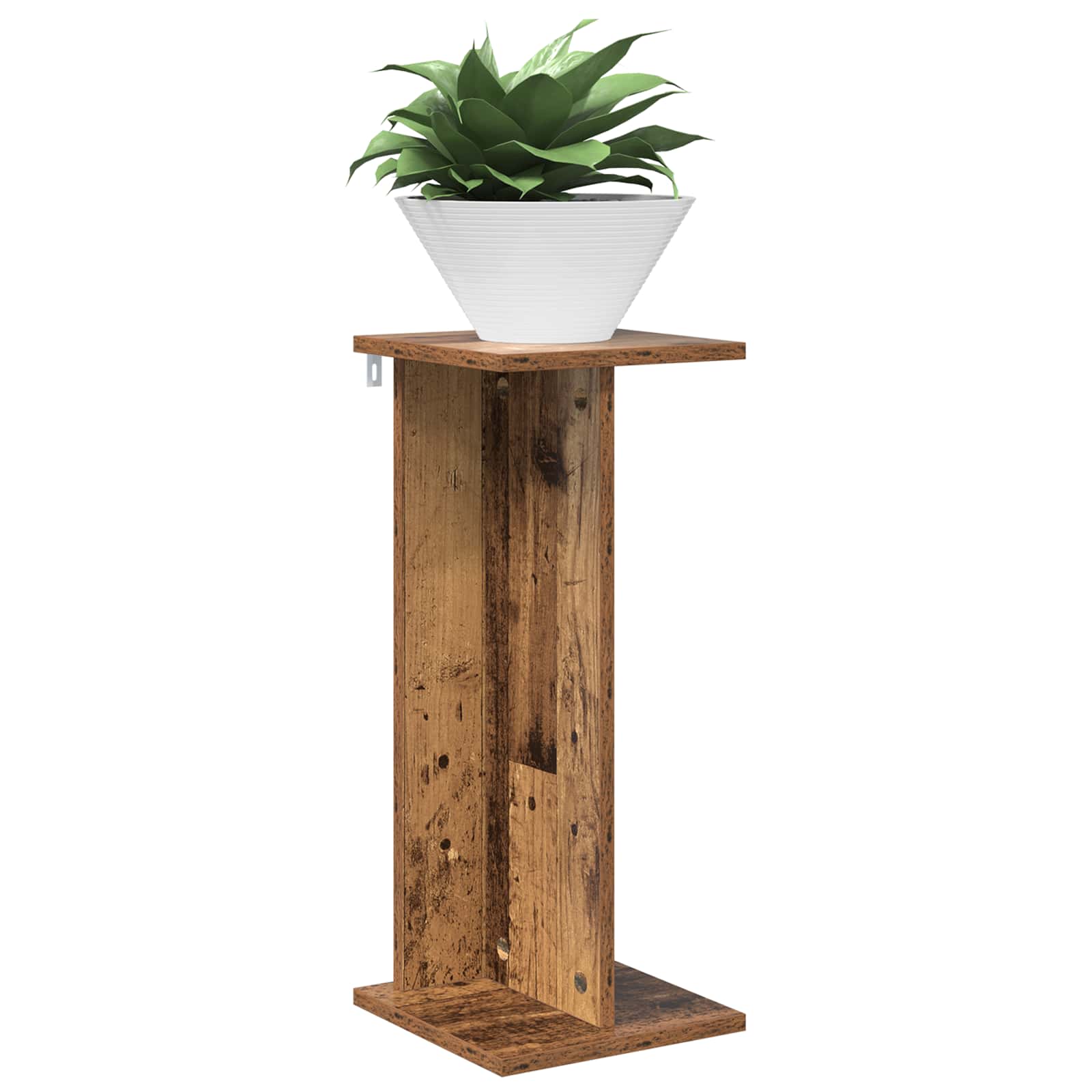 Taimede alus 2 tk Vana puit 25 x 25,5 x 60,5 cm Tehispuit