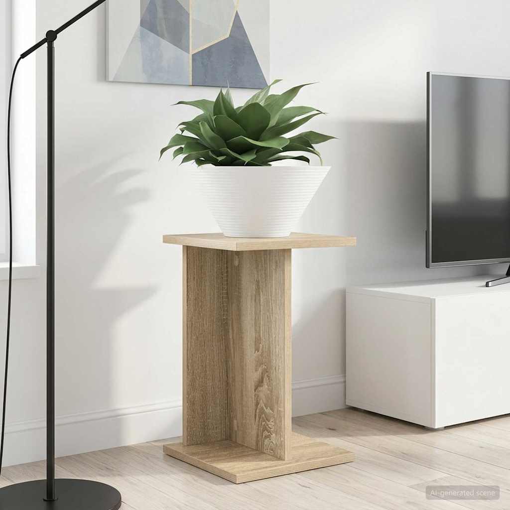 Taimede alus 2 tk Sonoma tamm 25 x 25,5 x 40,5 cm Tehispuit