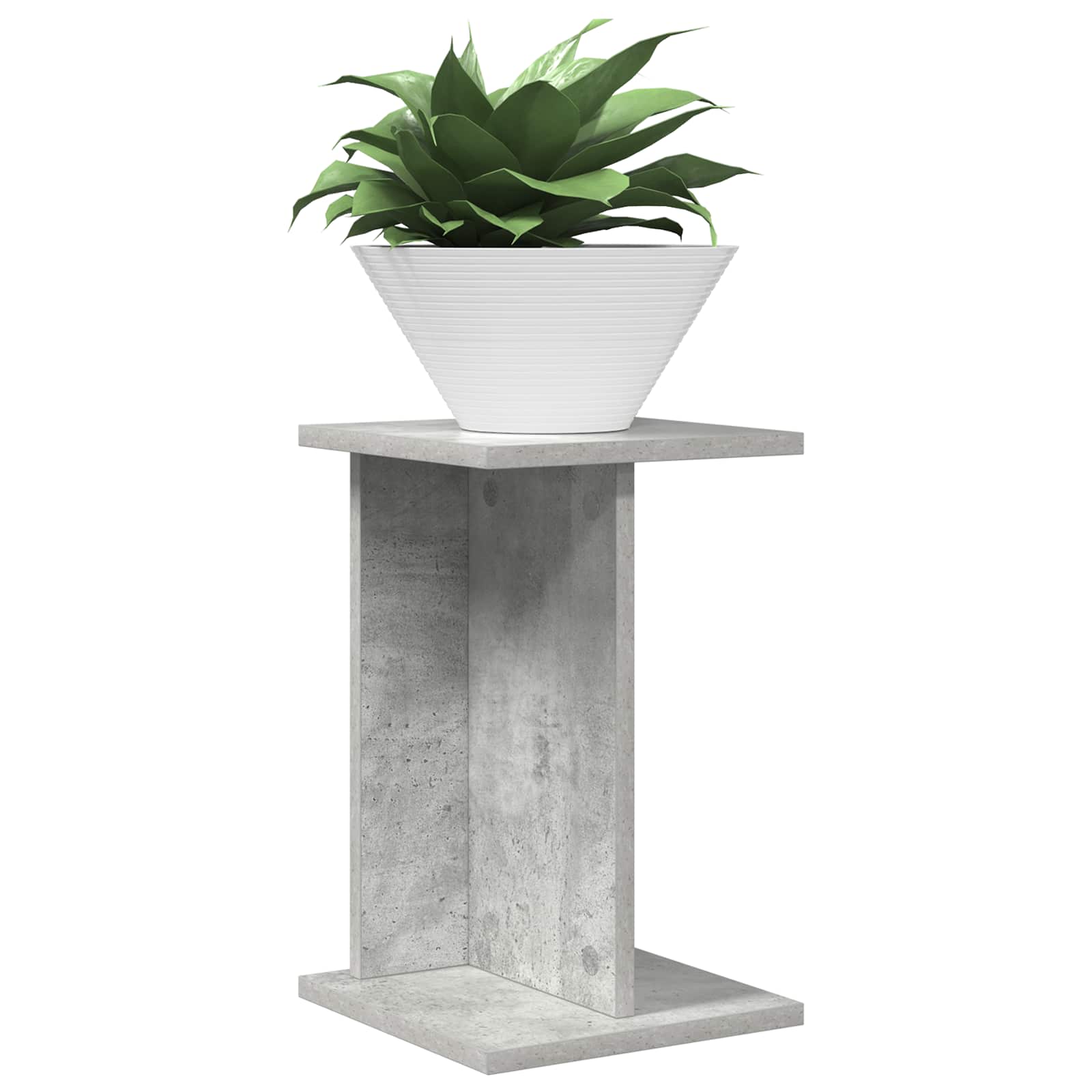 Taimede alus 2 tk Betoonhall 25 x 25,5 x 40,5 cm Tehispuit