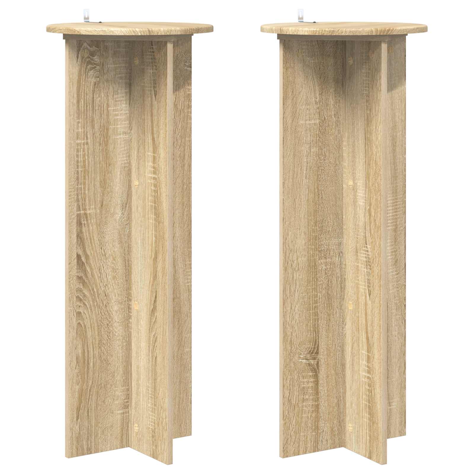 Taimede alus 2 tk Sonoma tamm Ø40 x 100 cm Tehispuit